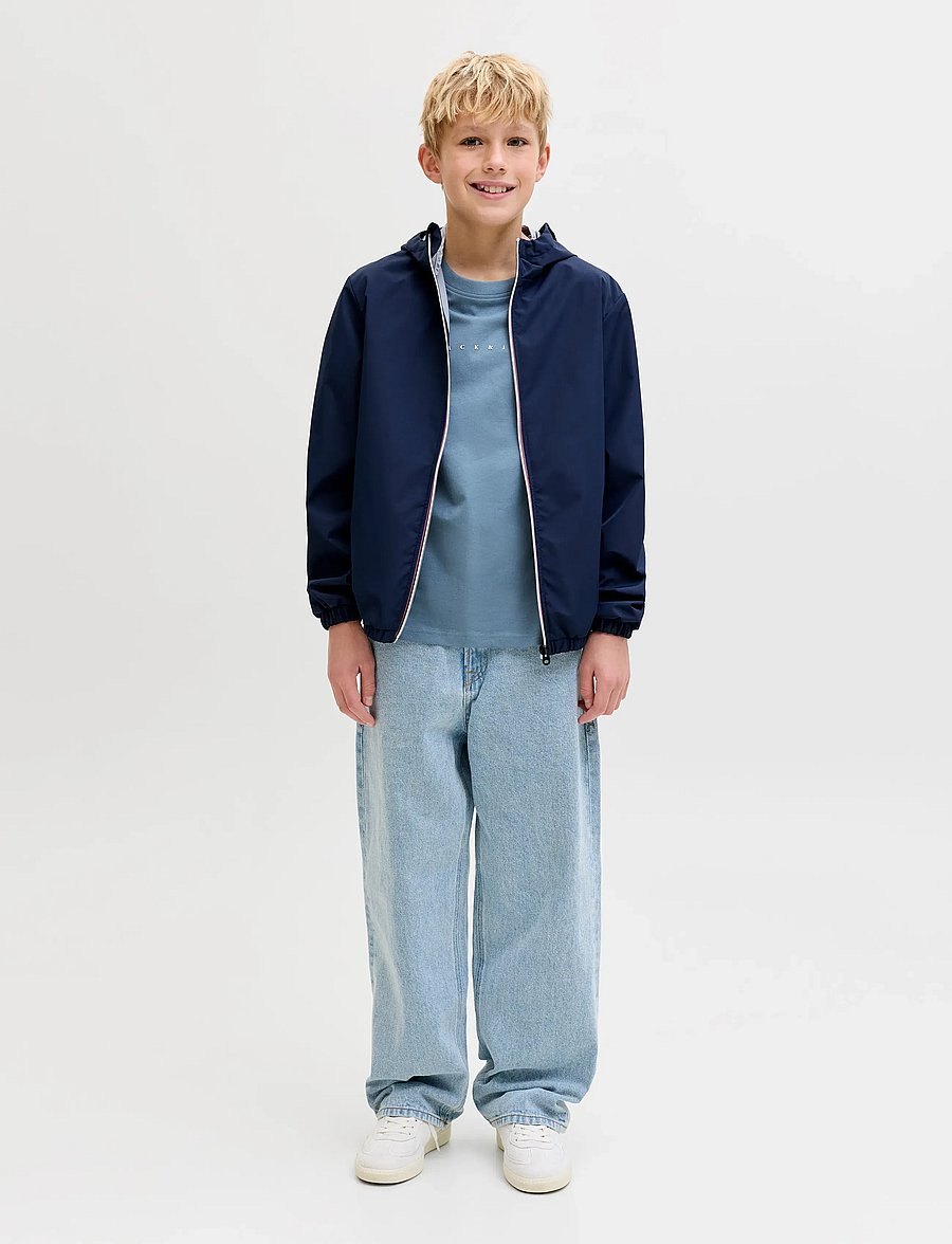 Jack & Jones - JJESTAR JJ TEE SS NOOS JNR - kortærmede t-shirts - blue mirage - 3