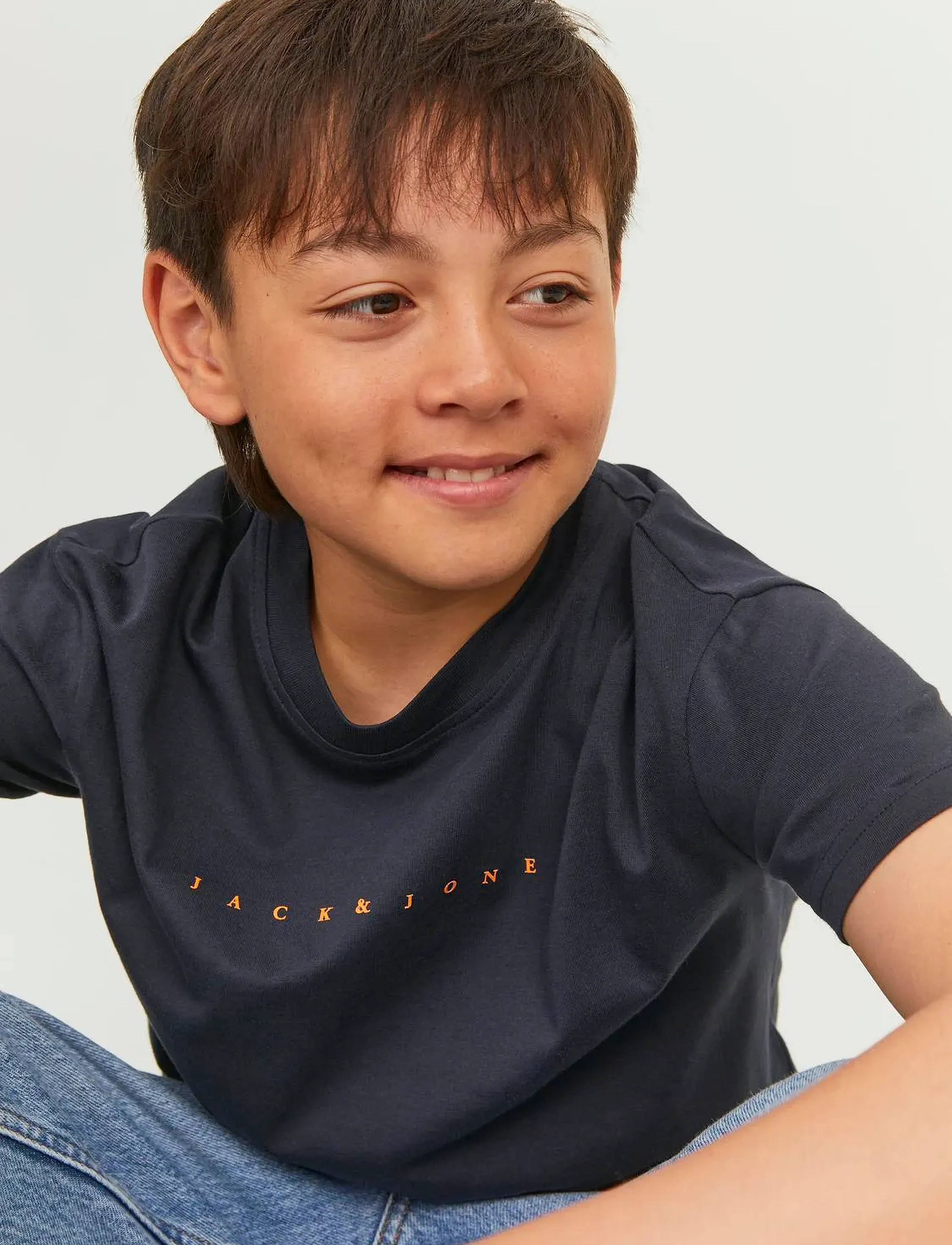 Jack & Jones - JJESTAR JJ TEE SS NOOS JNR - kortærmede t-shirts - dark navy - 4