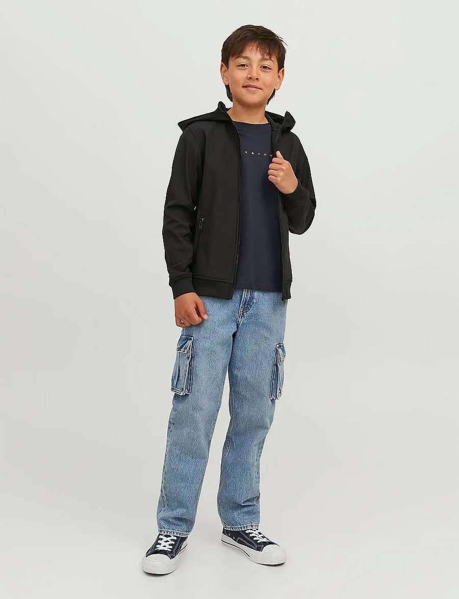 Jack & Jones - JJESTAR JJ TEE SS NOOS JNR - kortærmede t-shirts - dark navy - 5