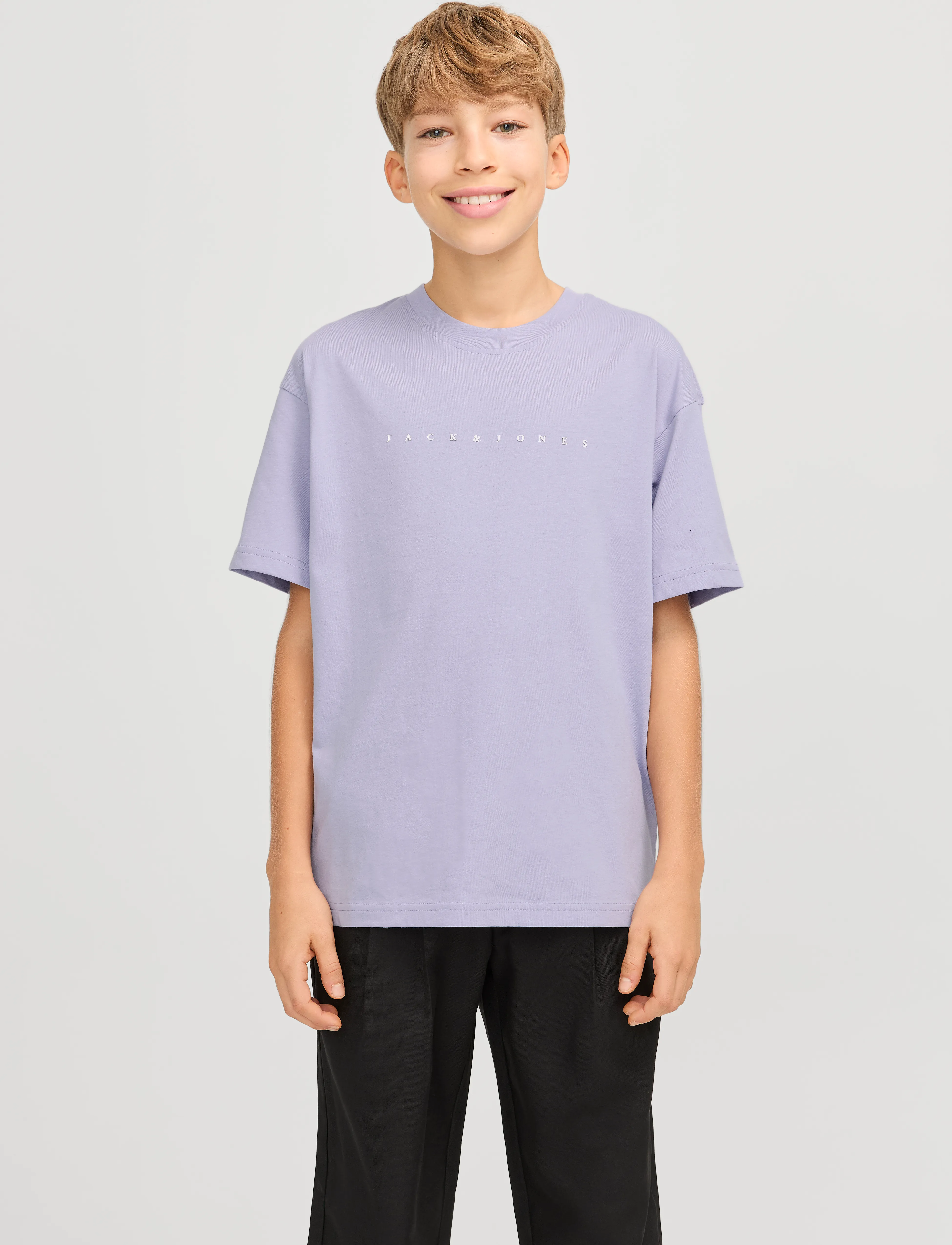 Jack & Jones JJESTAR JJ TEE SS NOOS JNR - Kortærmede T-shirts - LANGUID LAVENDER / purple