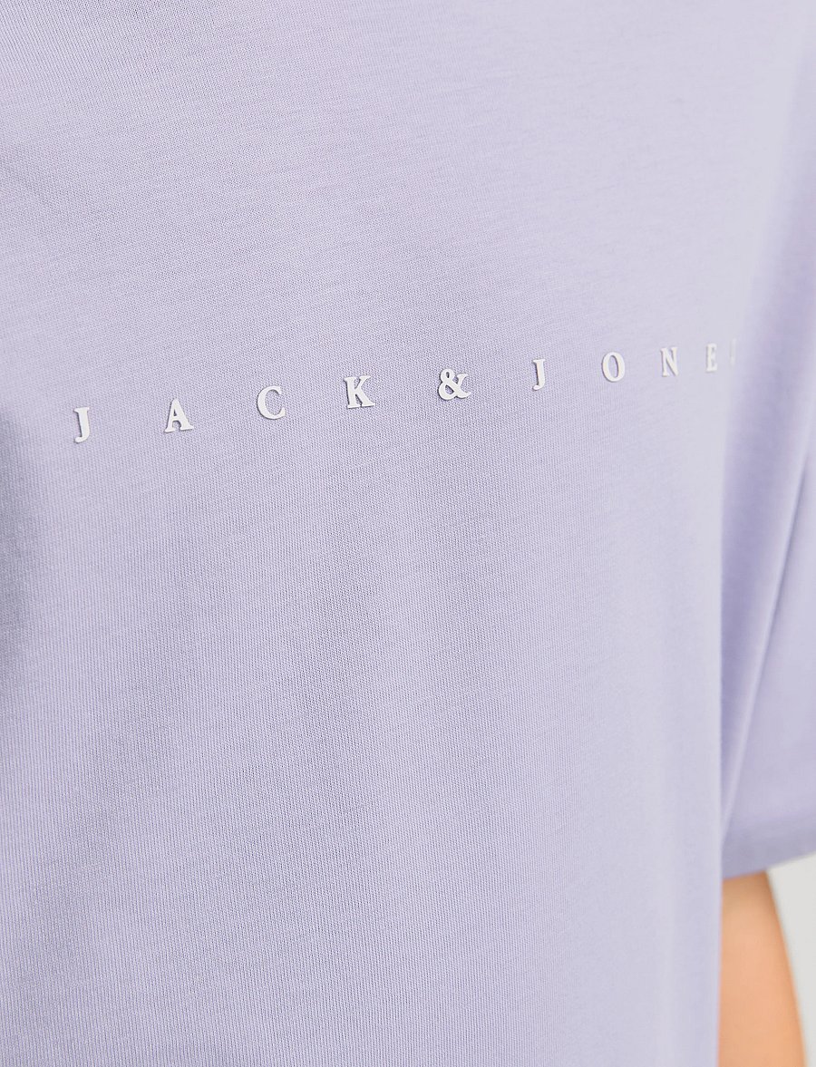 Jack & Jones - JJESTAR JJ TEE SS NOOS JNR - kortærmede t-shirts - languid lavender - 4