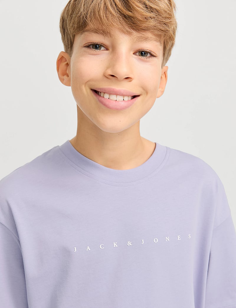 Jack & Jones - JJESTAR JJ TEE SS NOOS JNR - lühikeste varrukatega t-särgid - languid lavender - 5