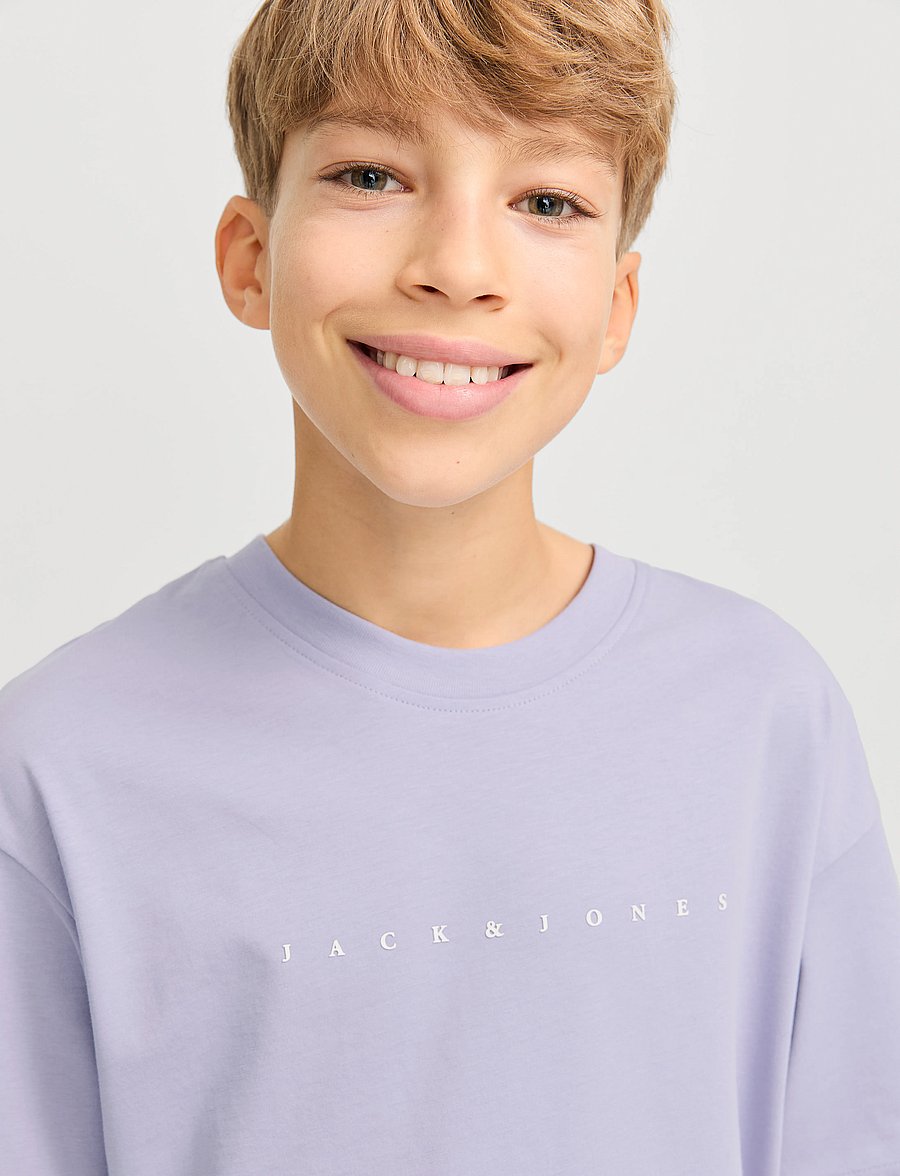 Jack & Jones - JJESTAR JJ TEE SS NOOS JNR - kortærmede t-shirts - languid lavender - 5