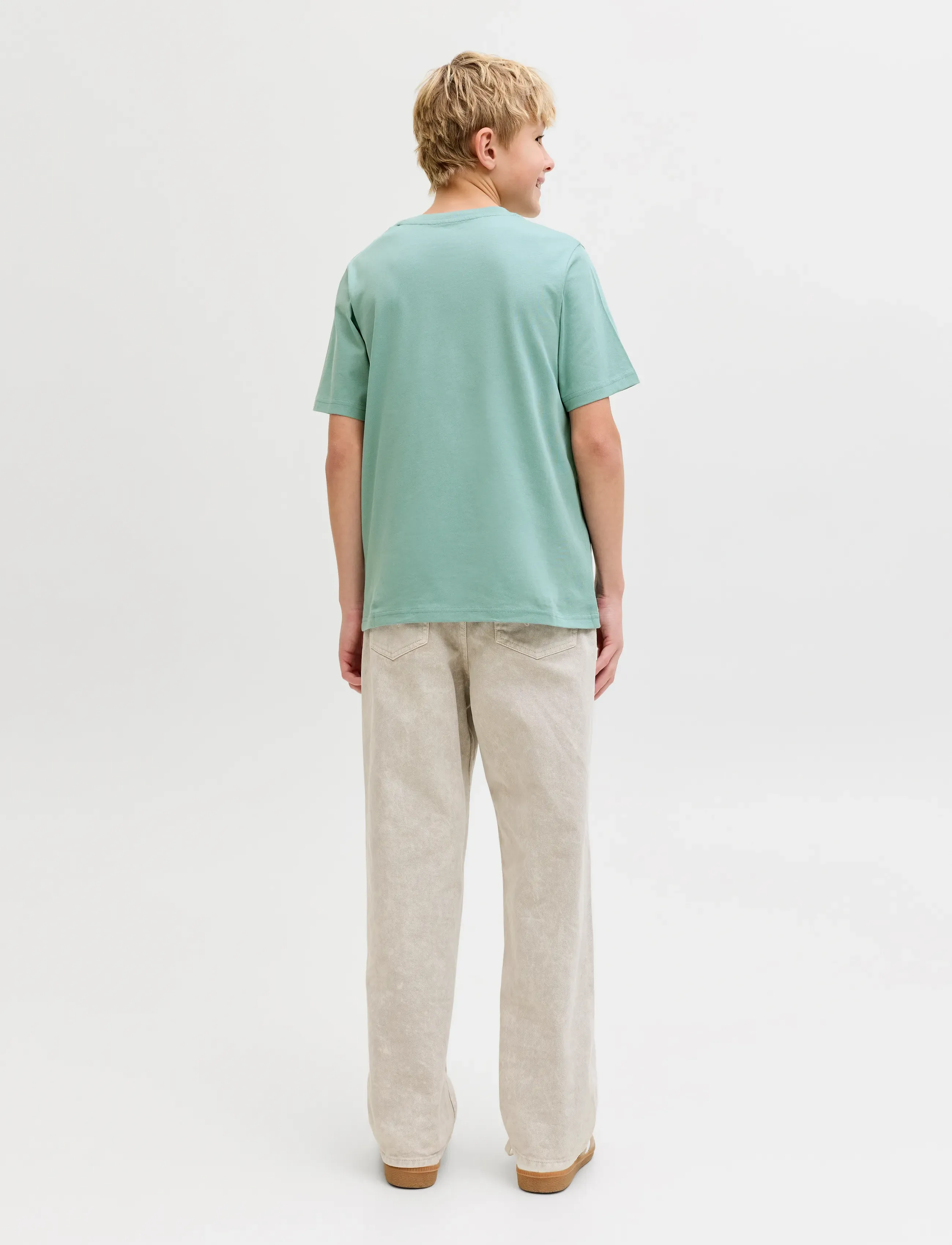 Jack & Jones - JJESTAR JJ TEE SS NOOS JNR - kortærmede t-shirts - mineral blue - 2