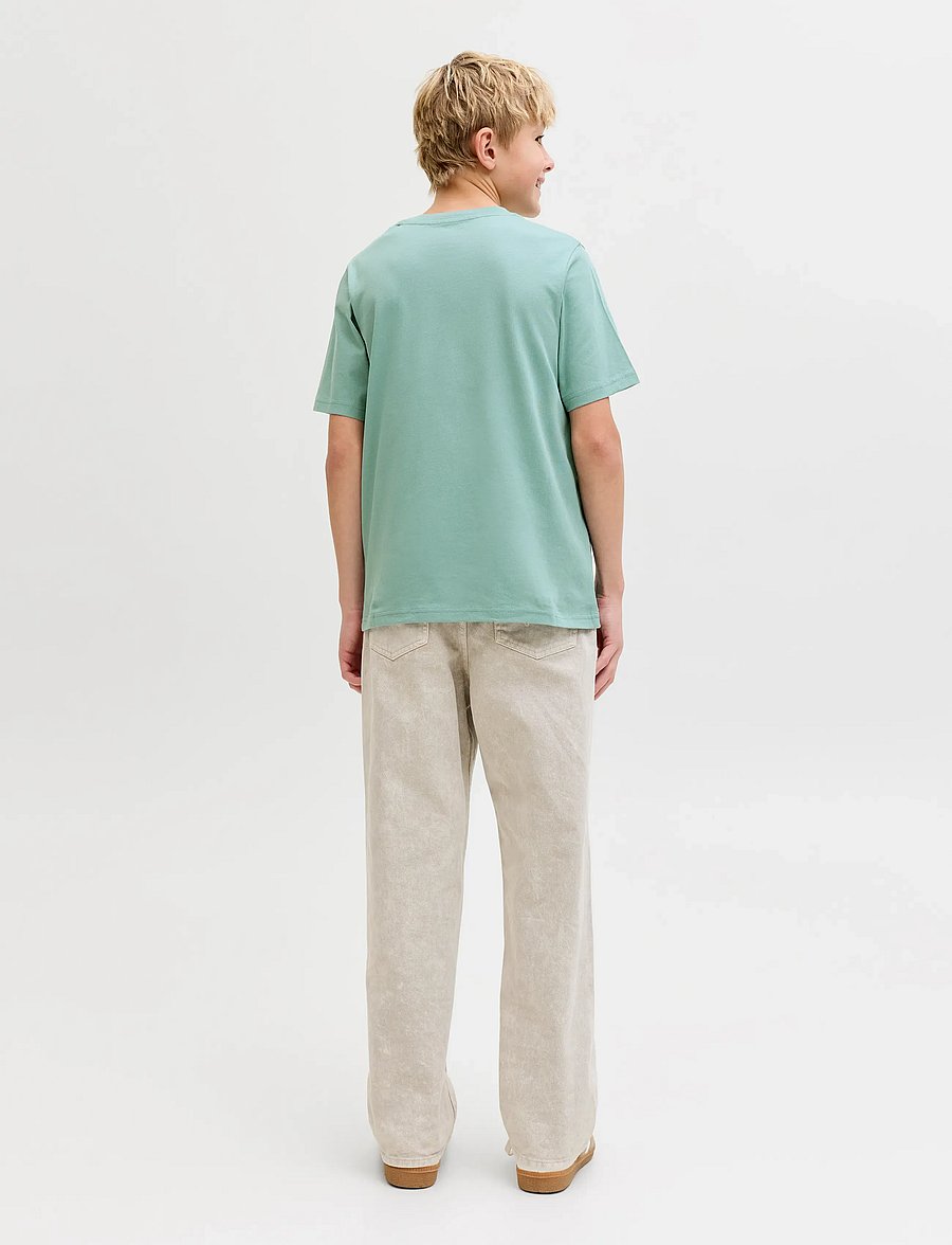 Jack & Jones - JJESTAR JJ TEE SS NOOS JNR - kortærmede t-shirts - mineral blue - 2