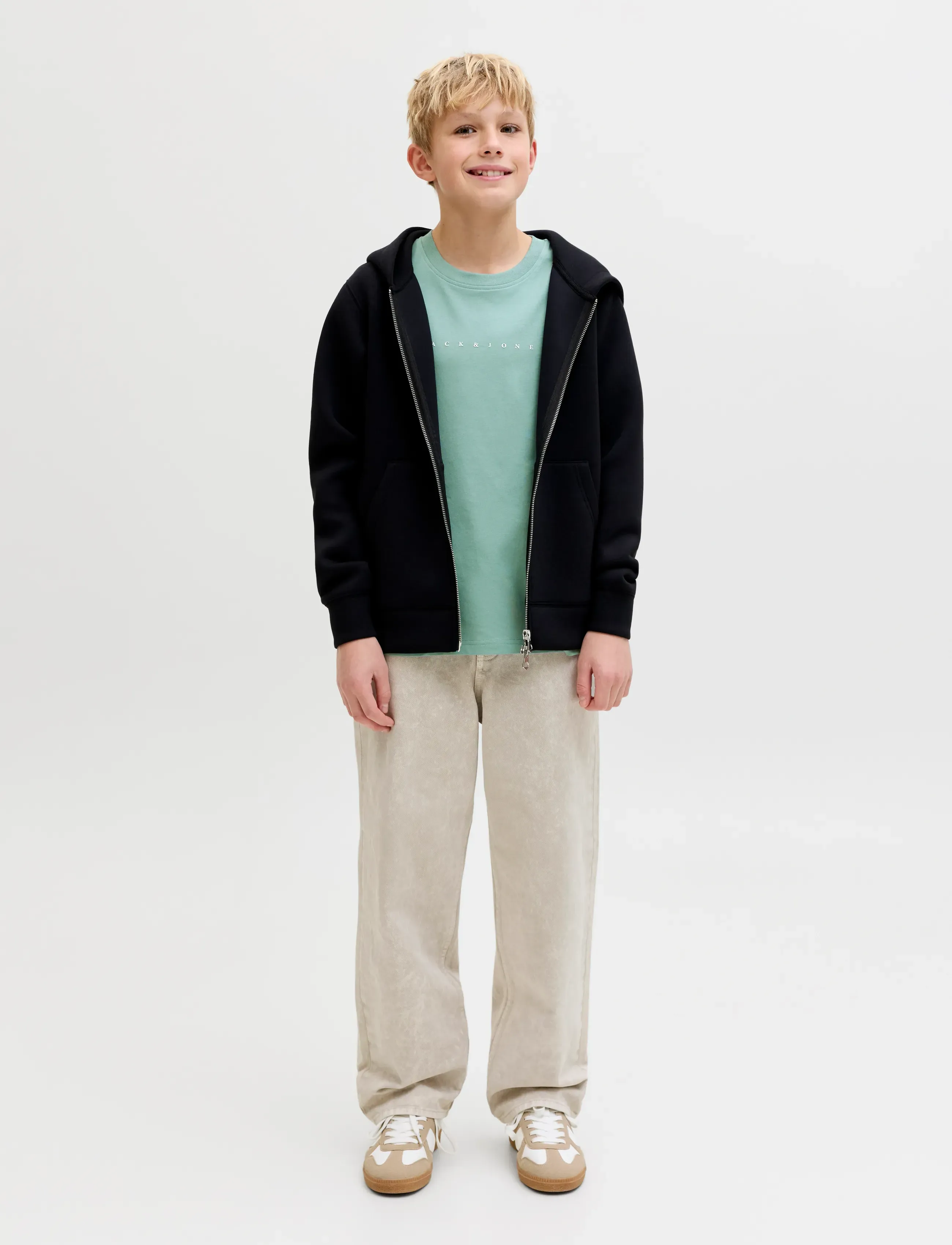 Jack & Jones - JJESTAR JJ TEE SS NOOS JNR - kortærmede t-shirts - mineral blue - 3
