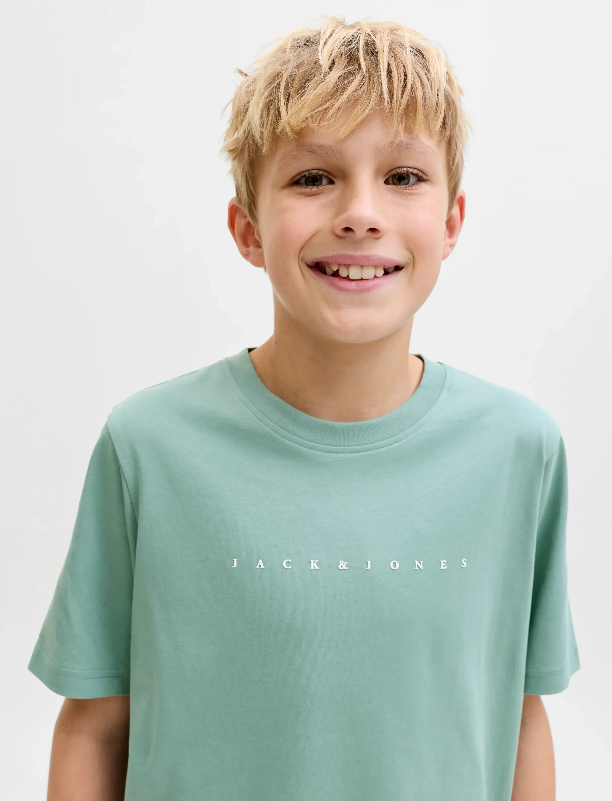 Jack & Jones - JJESTAR JJ TEE SS NOOS JNR - kortærmede t-shirts - mineral blue - 5