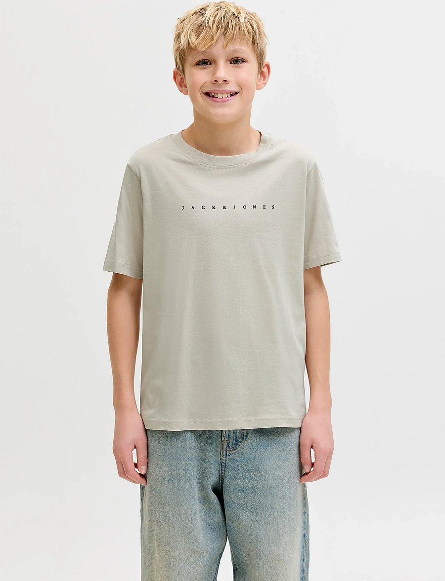 Jack & Jones - JJESTAR JJ TEE SS NOOS JNR - kortærmede t-shirts - moonbeam - 0