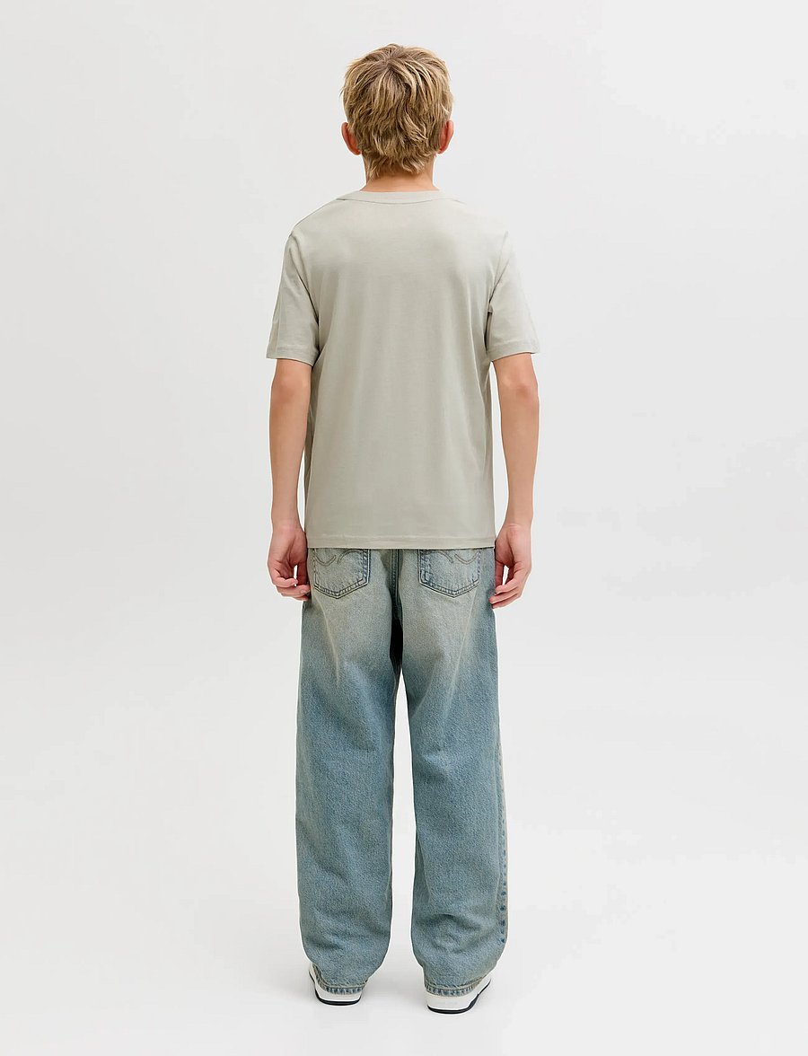 Jack & Jones - JJESTAR JJ TEE SS NOOS JNR - kortærmede t-shirts - moonbeam - 2
