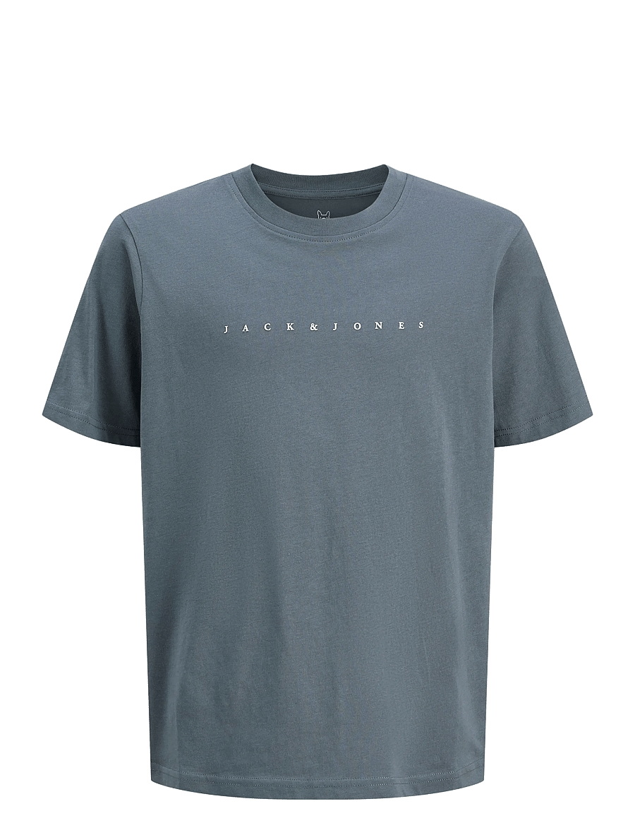 Jack & Jones - JJESTAR JJ TEE SS NOOS JNR - kortærmede t-shirts - stormy weather - 1