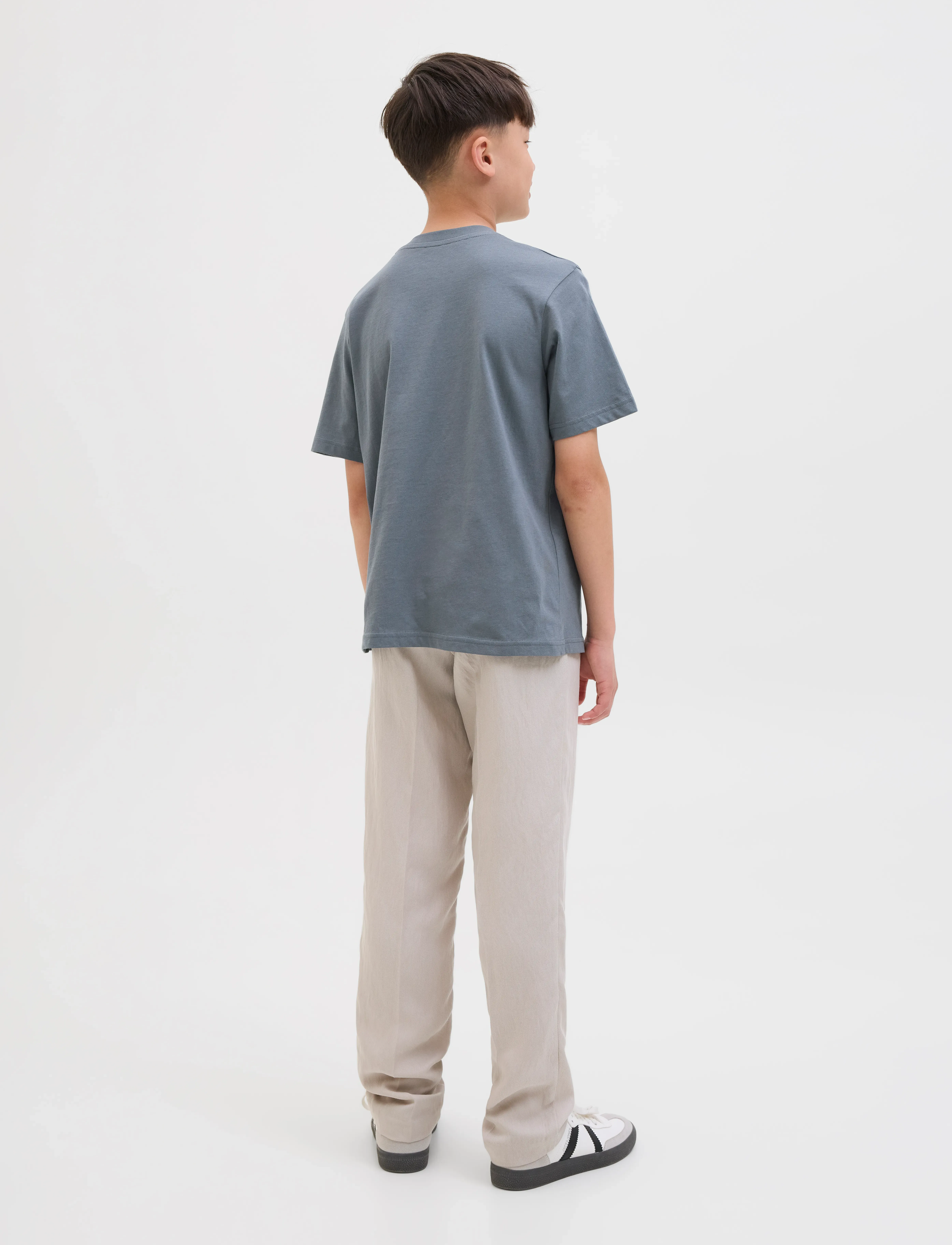 Jack & Jones - JJESTAR JJ TEE SS NOOS JNR - kortærmede t-shirts - stormy weather - 2