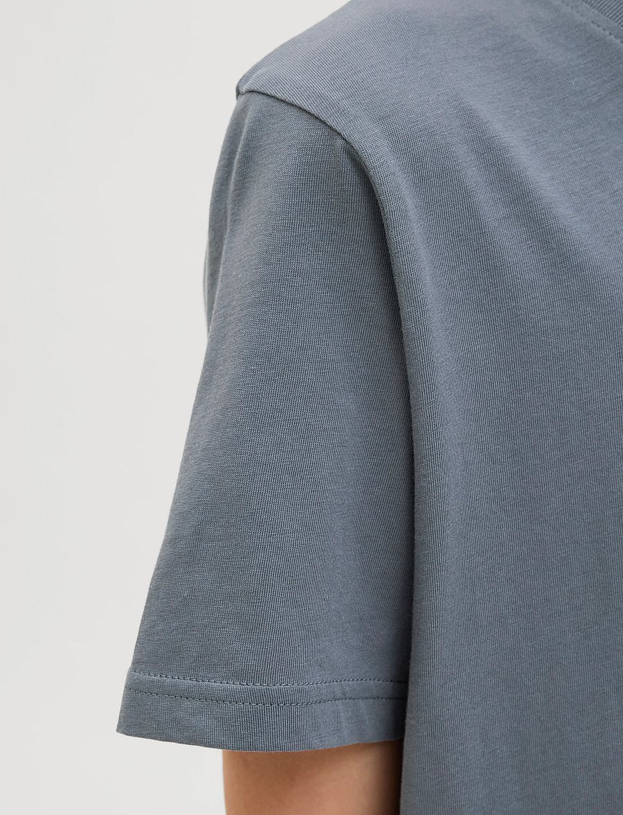 Jack & Jones - JJESTAR JJ TEE SS NOOS JNR - kortærmede t-shirts - stormy weather - 4