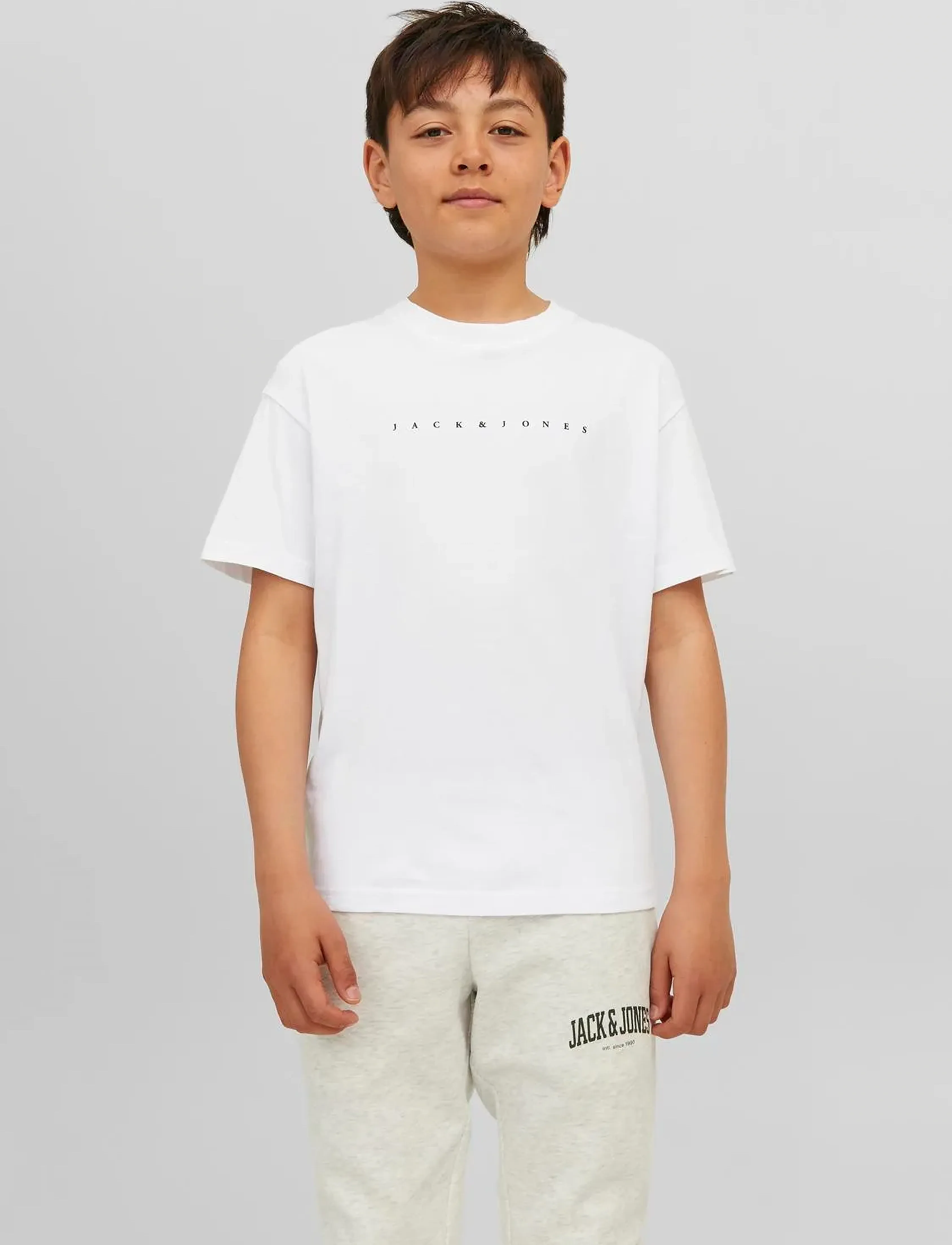 Jack & Jones JJESTAR JJ TEE SS NOOS JNR - Kortærmede T-shirts - WHITE / white
