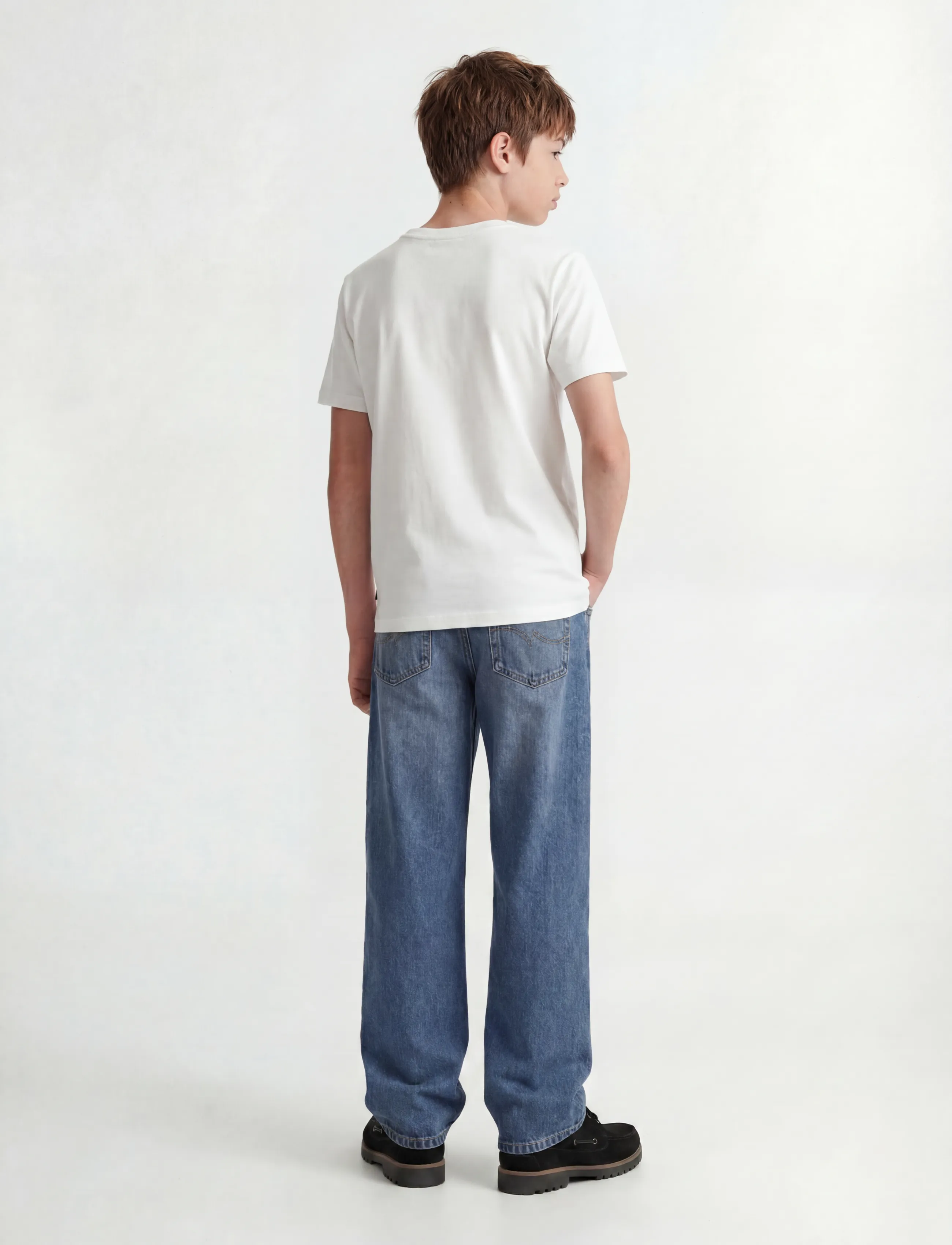 Jack & Jones - JJESTAR JJ TEE SS NOOS JNR - lühikeste varrukatega t-särgid - white - 3