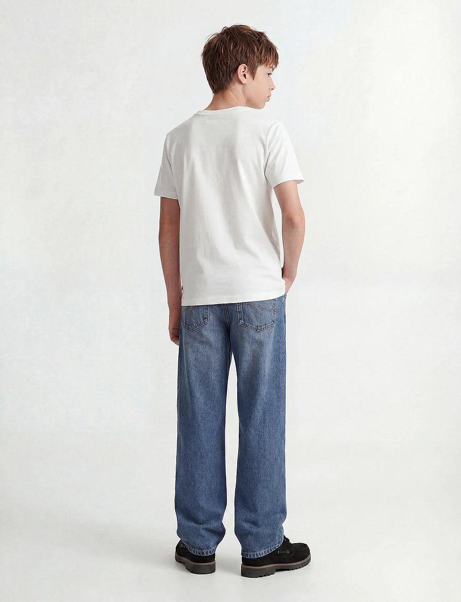 Jack & Jones - JJESTAR JJ TEE SS NOOS JNR - lühikeste varrukatega t-särgid - white - 3