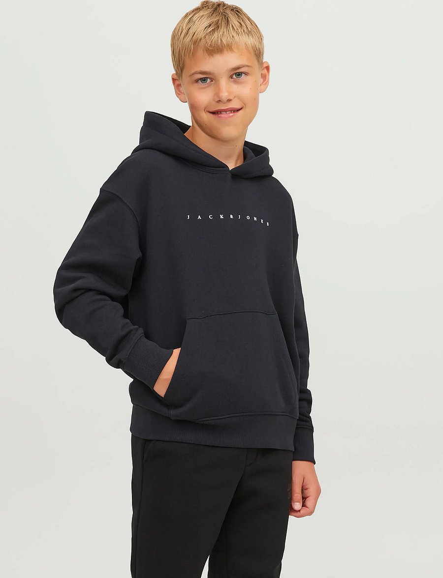 Jack & Jones - JJESTAR JJ SWEAT HOOD NOOS JNR - kapuzenpullover - black - 0
