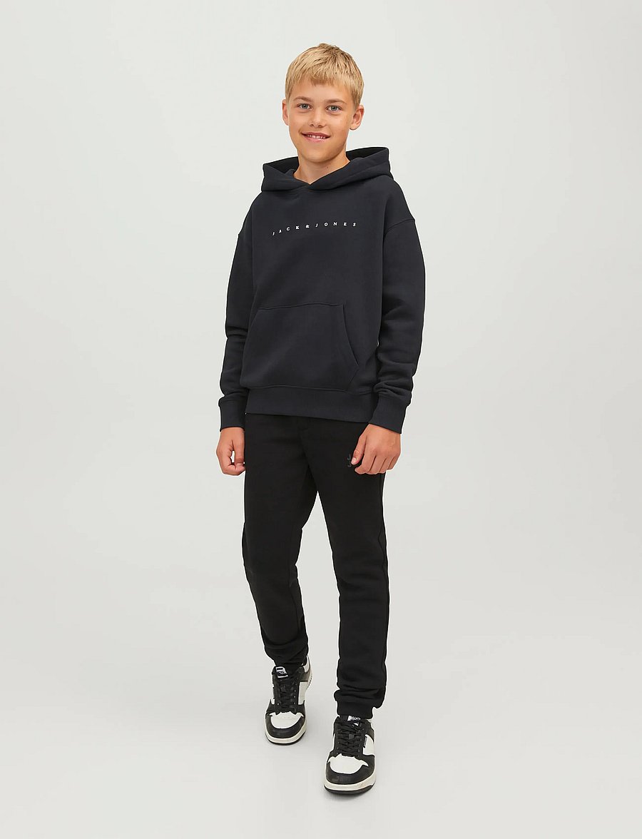 Jack & Jones - JJESTAR JJ SWEAT HOOD NOOS JNR - kapuzenpullover - black - 4