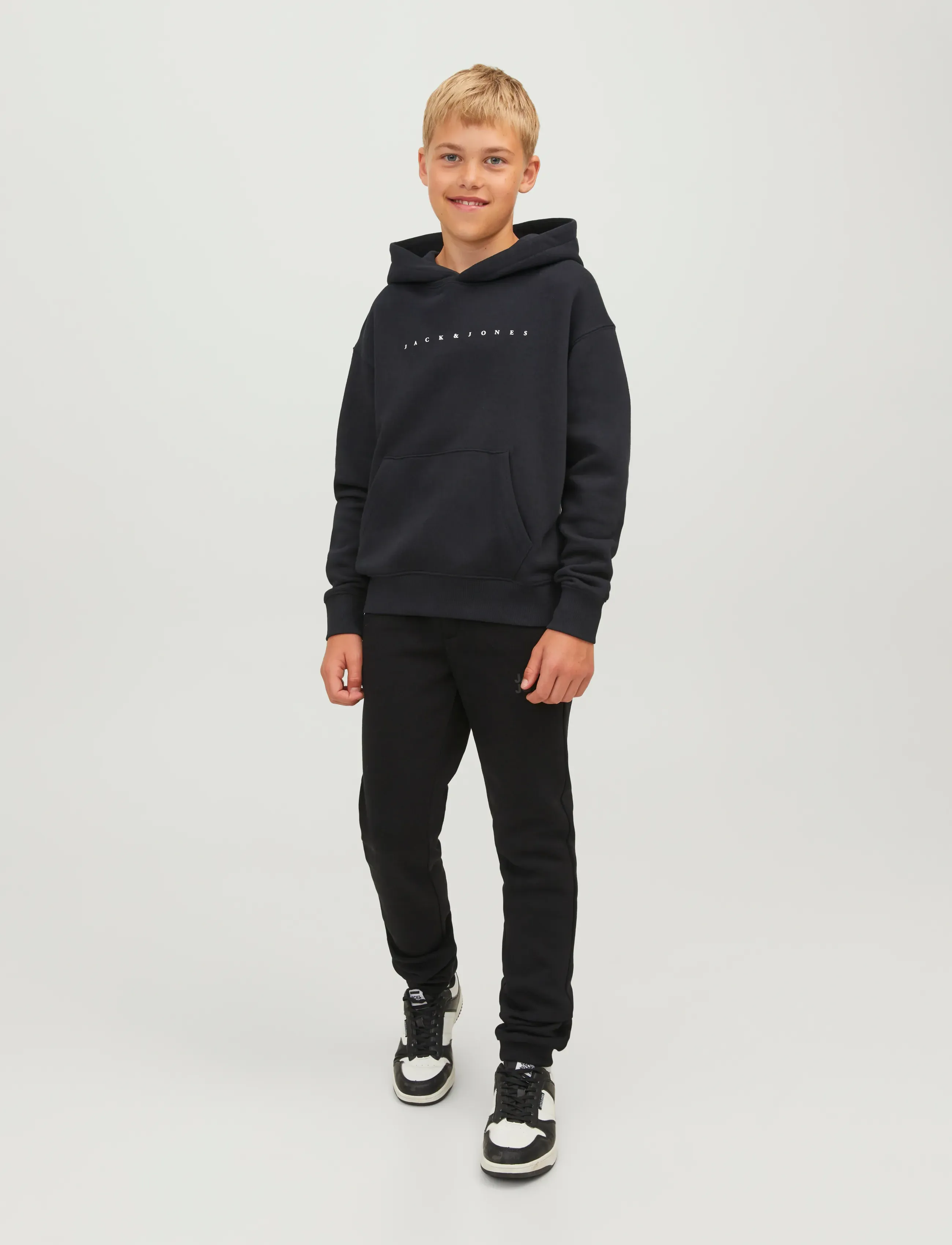 Jack & Jones - JJESTAR JJ SWEAT HOOD NOOS JNR - kapuzenpullover - black - 4