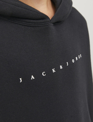 Jack & Jones - JJESTAR JJ SWEAT HOOD NOOS JNR - bluzy z kapturem - black - 6