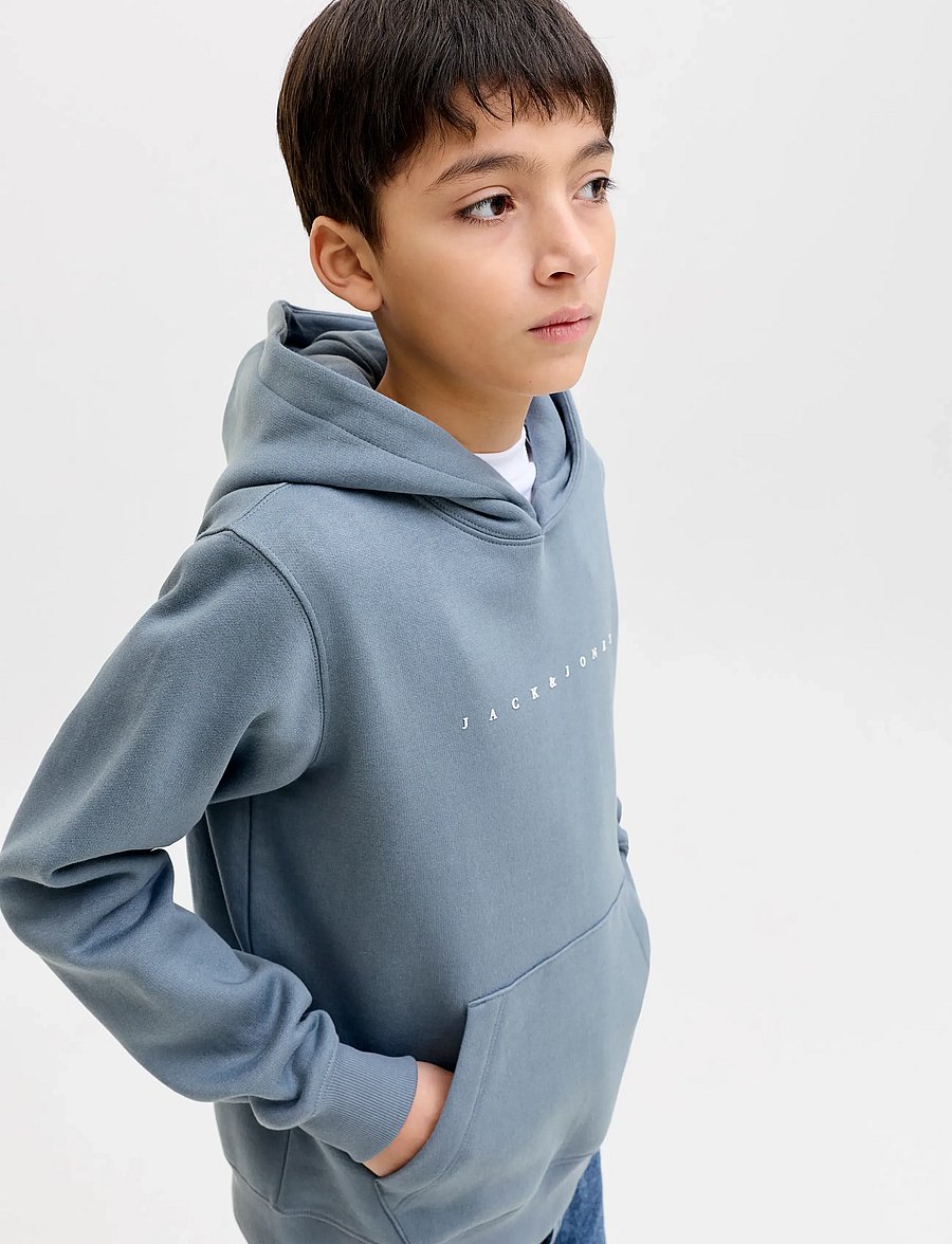 Jack & Jones - JJESTAR JJ SWEAT HOOD NOOS JNR - kapuzenpullover - blue mirage - 5