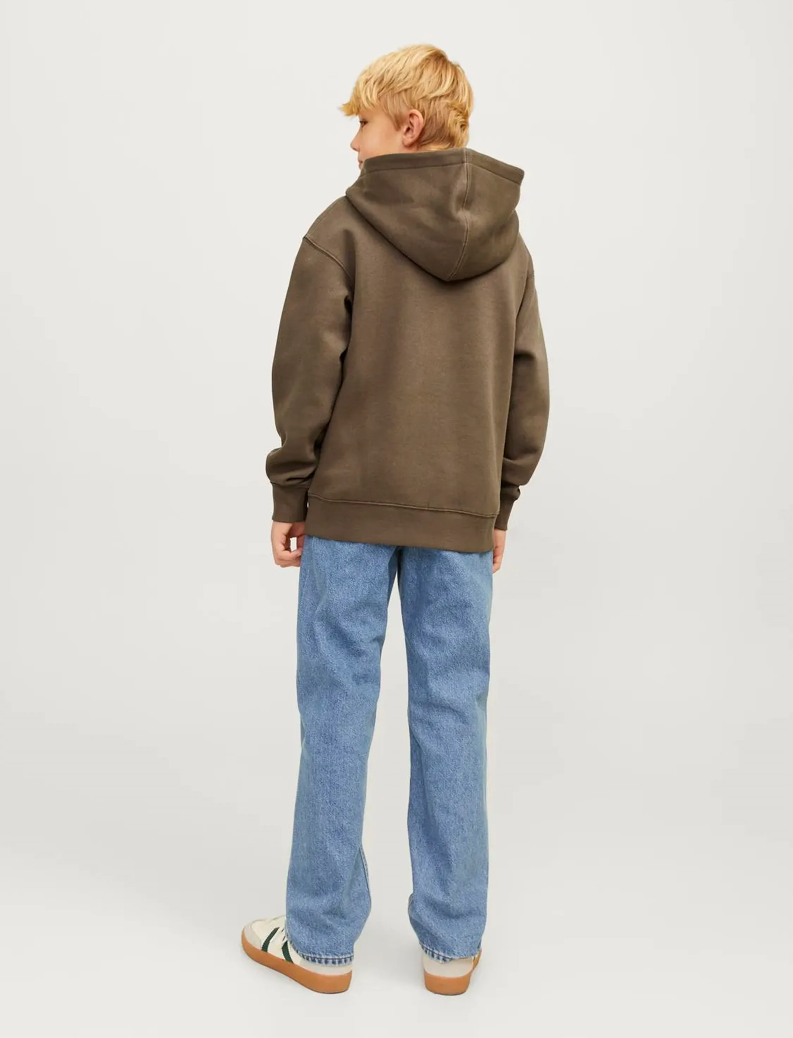 Jack & Jones - JJESTAR JJ SWEAT HOOD NOOS JNR - hættetrøjer - canteen - 2