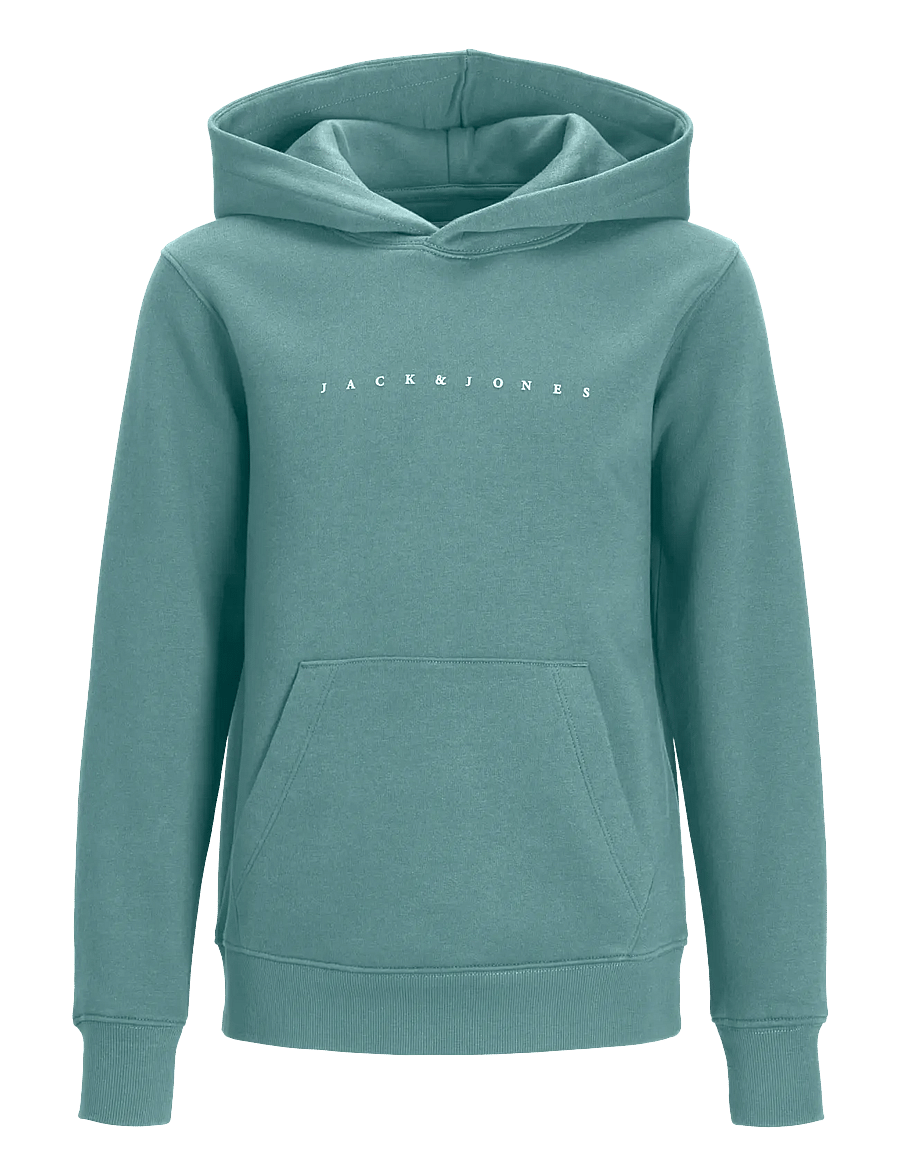 Jack & Jones - JJESTAR JJ SWEAT HOOD NOOS JNR - kapuzenpullover - mineral blue - 1