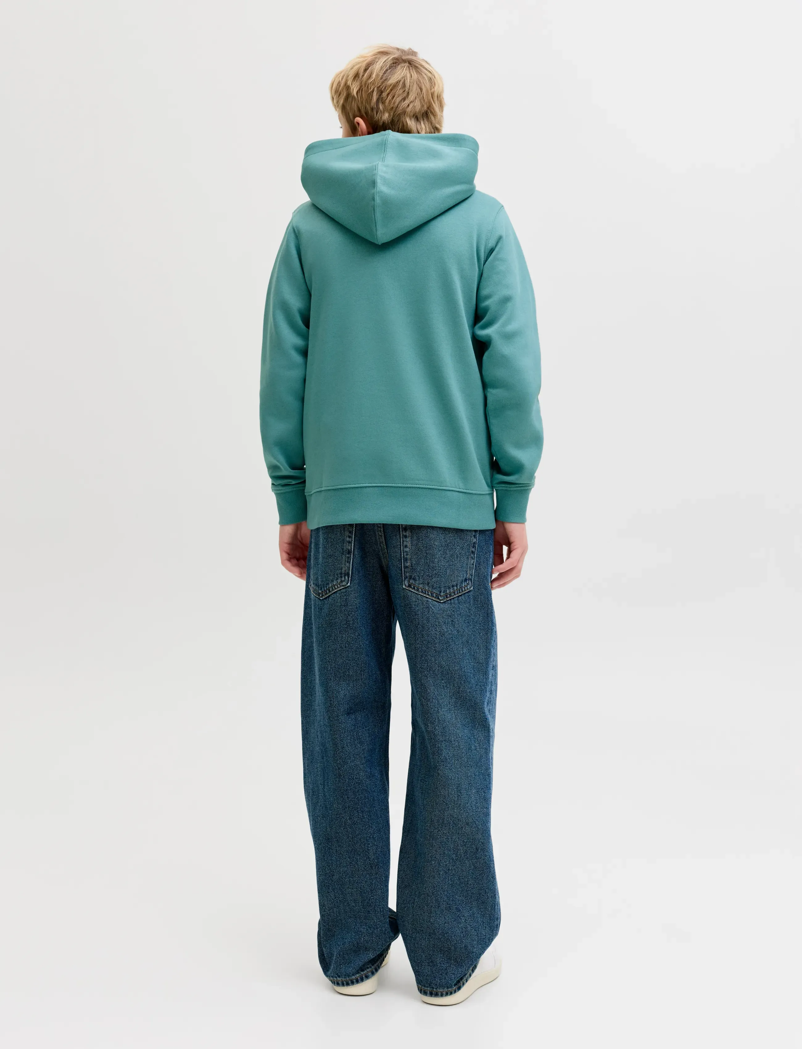 Jack & Jones - JJESTAR JJ SWEAT HOOD NOOS JNR - kapuutsiga dressipluusid - mineral blue - 2