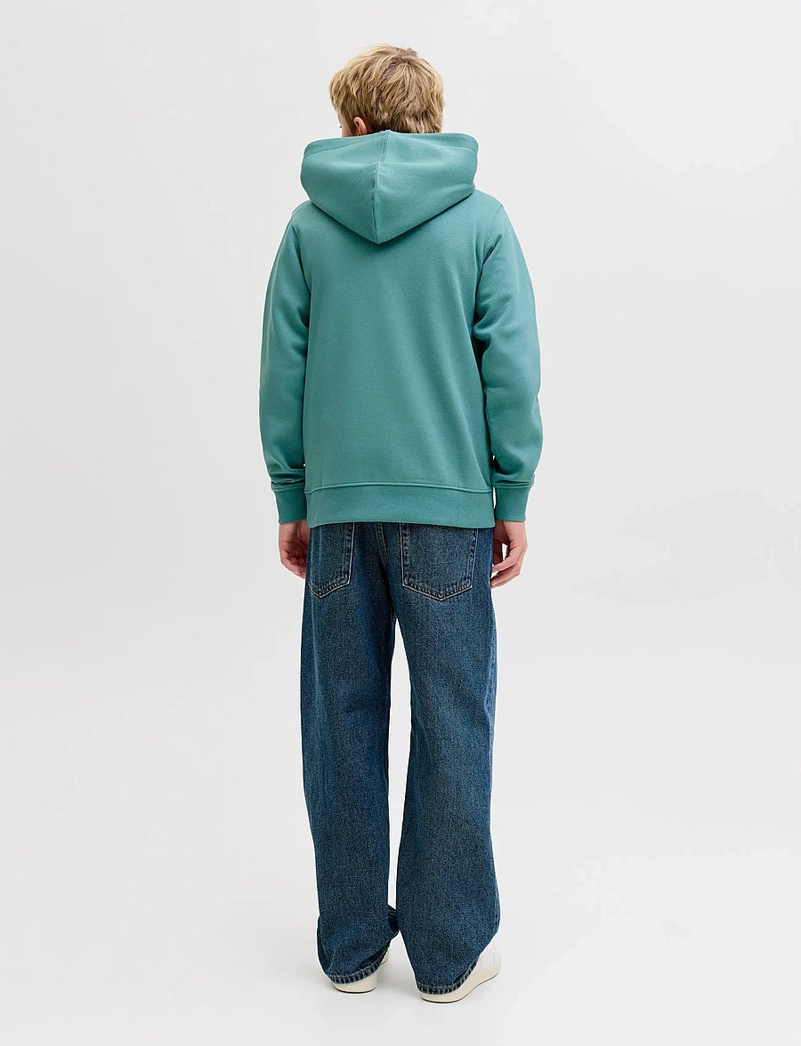 Jack & Jones - JJESTAR JJ SWEAT HOOD NOOS JNR - kapuzenpullover - mineral blue - 2