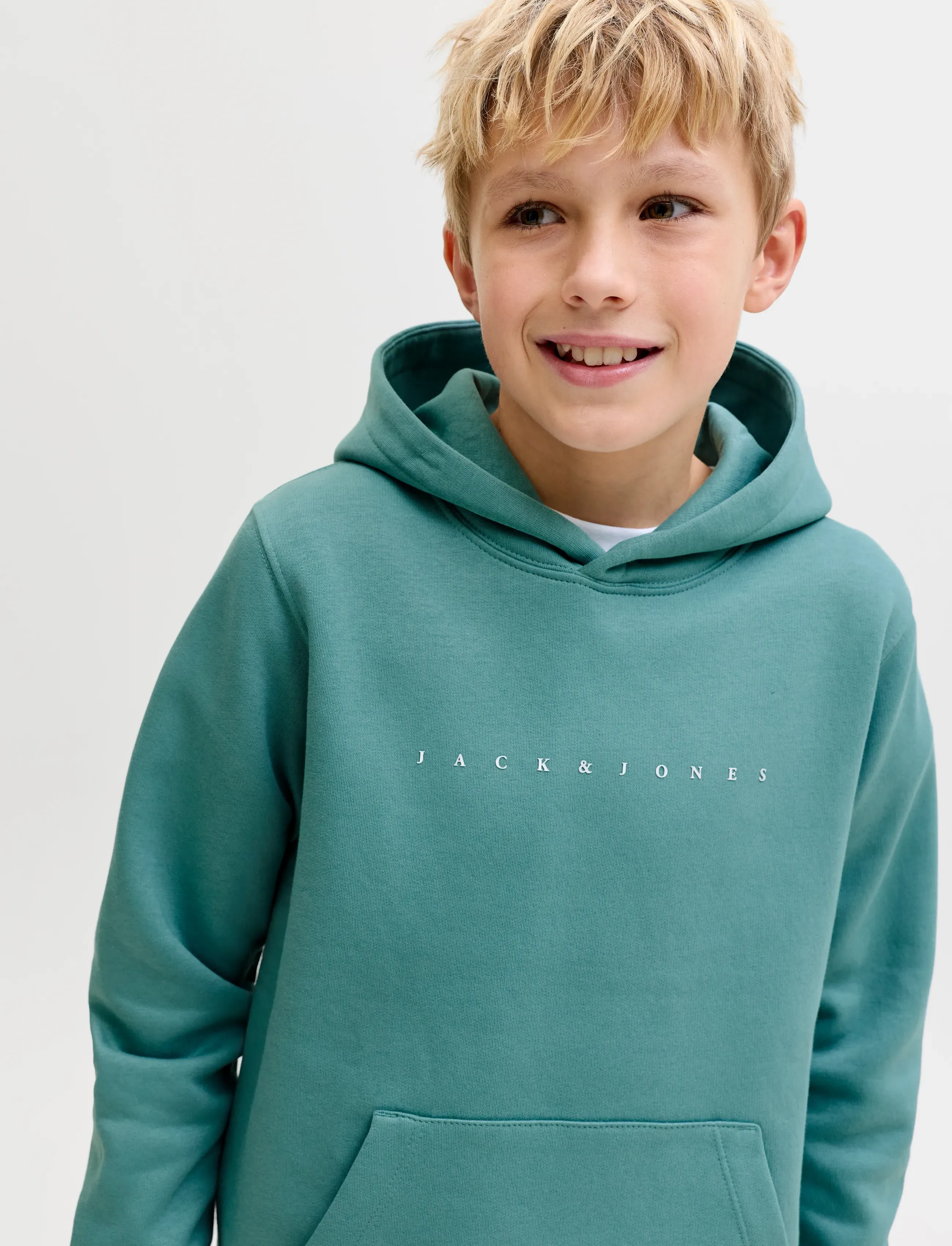 Jack & Jones - JJESTAR JJ SWEAT HOOD NOOS JNR - kapuutsiga dressipluusid - mineral blue - 5