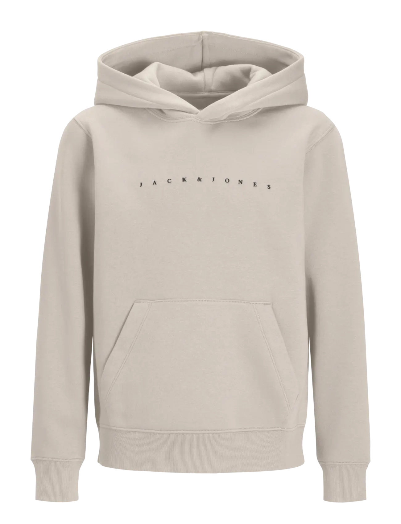 Jack & Jones JJESTAR JJ SWEAT HOOD NOOS JNR - Oberteile - MOONBEAM / cream