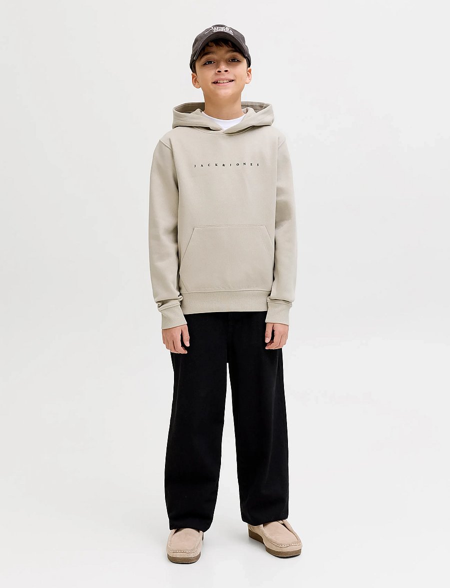 Jack & Jones - JJESTAR JJ SWEAT HOOD NOOS JNR - kapuzenpullover - moonbeam - 3