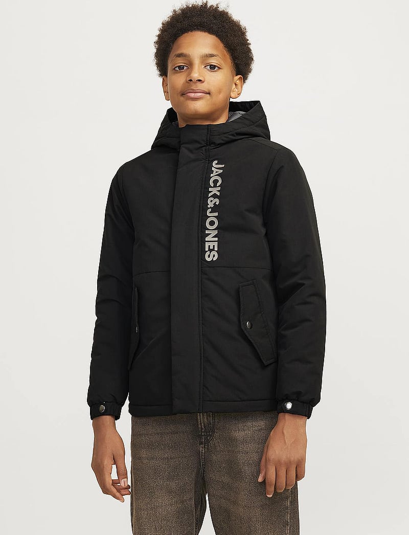 Black Jack And Jones Jacke Schwarz Jack Jones Jjfun Jacket Jnr