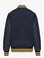 Jack & Jones - JORCOLLEGE WOOL BLEND BOMBER JACKET JNR - pavasarinės striukės - sky captain - 1