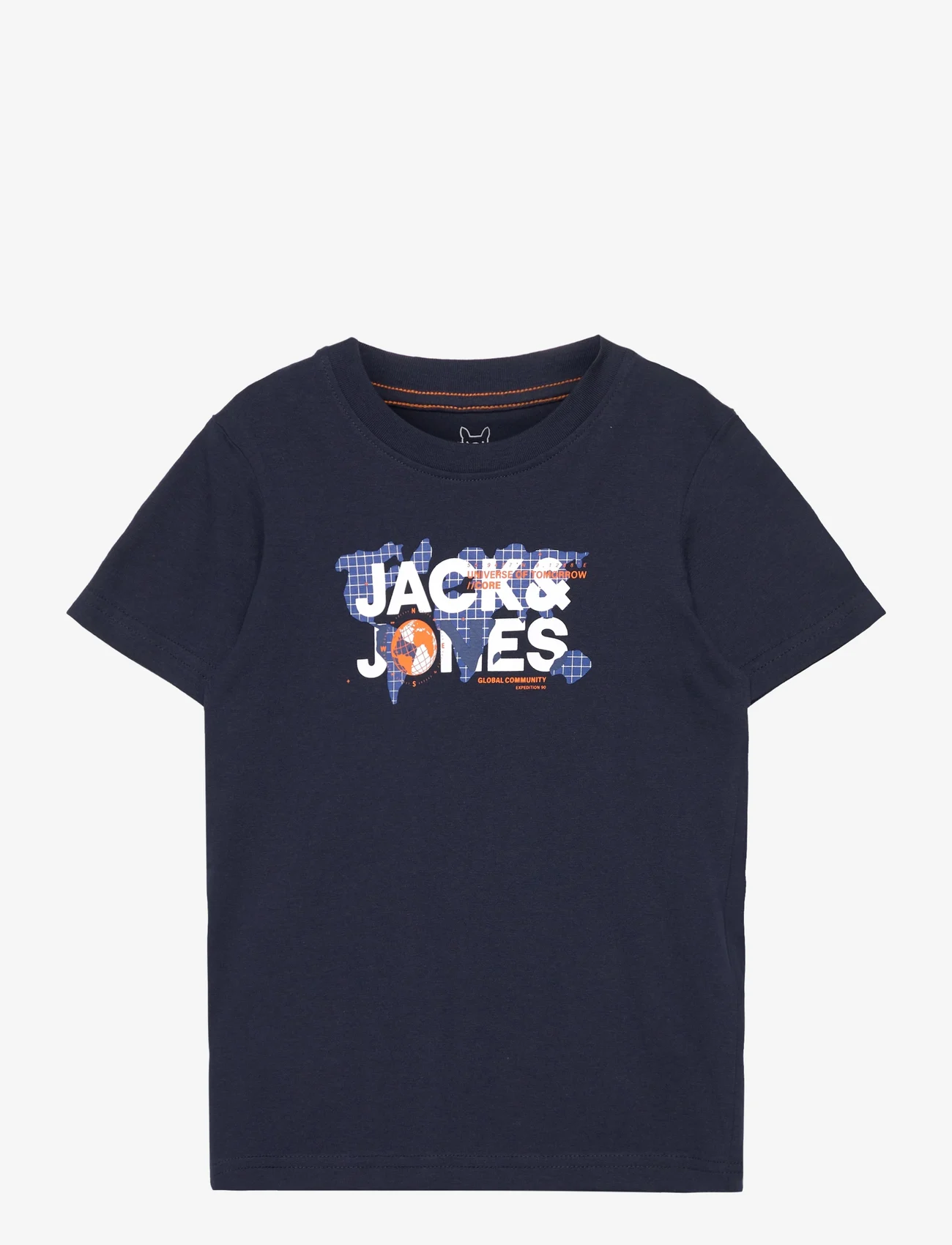 Jack & Jones - JCODUST SS TEE CREW NECK SN JNR - lyhythihaiset t-paidat - navy blazer - 0