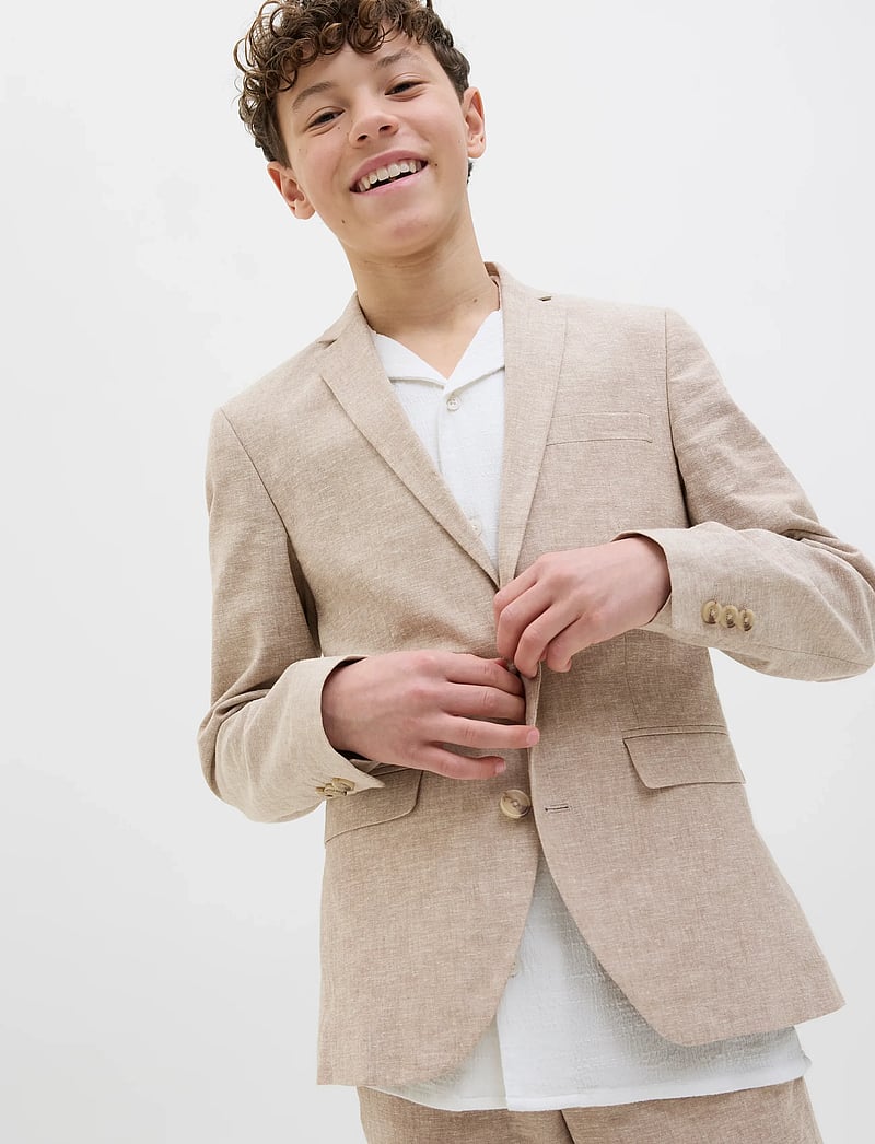 Jack & Jones - JPRRIVIERA BLAZER SN JNR - blazer - beige - 4