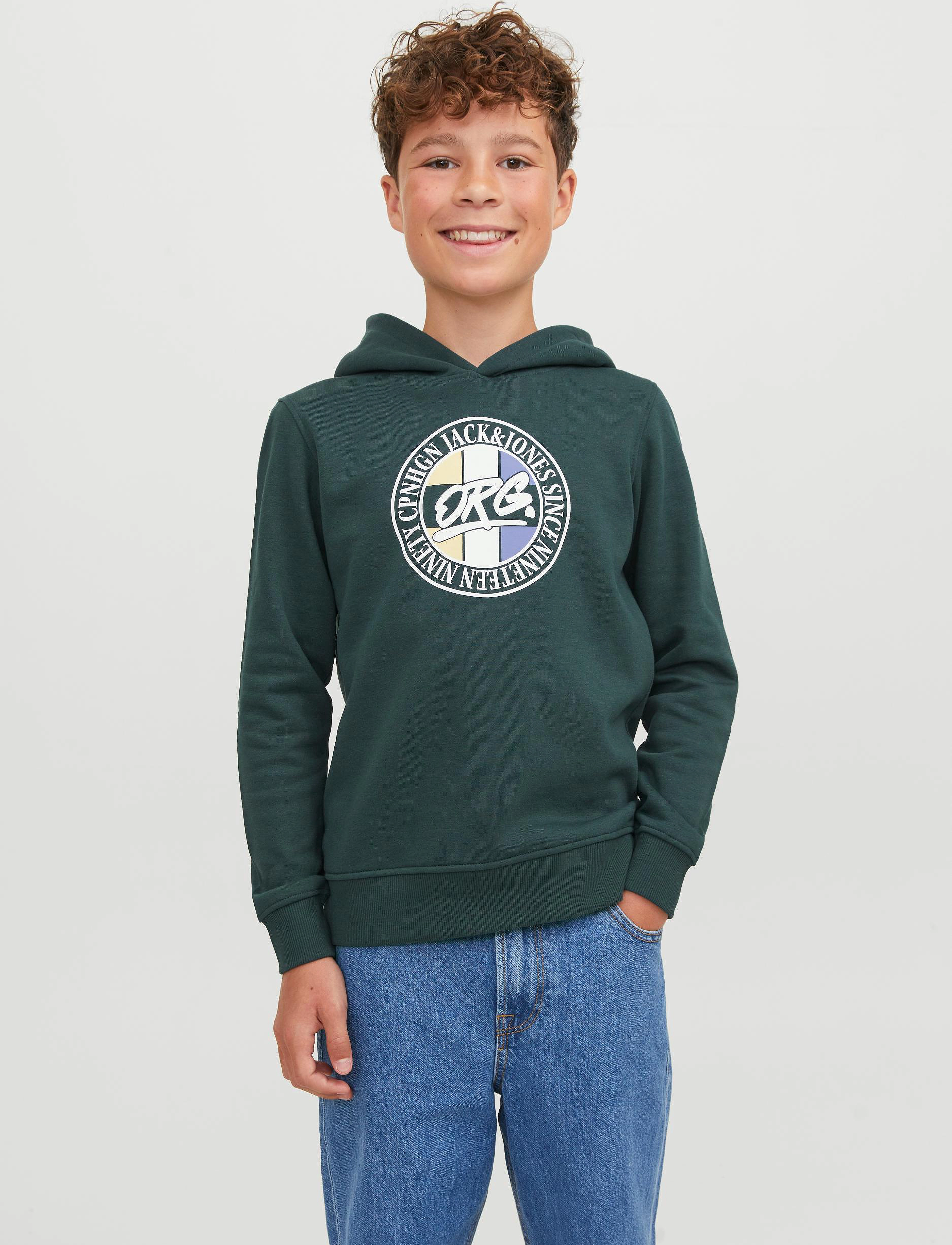 Jack & Jones - JORARTHUR SWEAT HOOD SN JNR - magical forest - 2