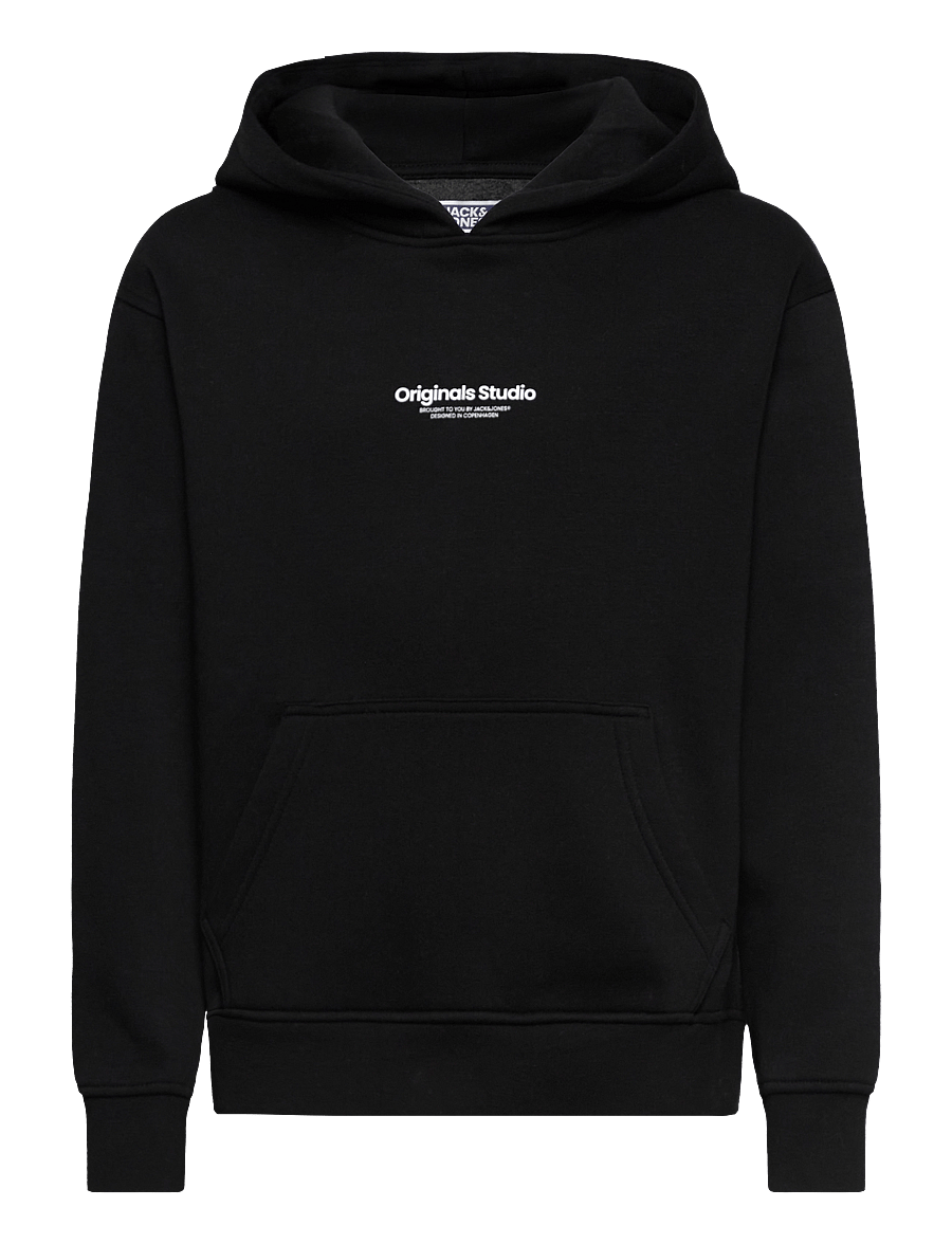 Jack & Jones - JORVESTERBRO SWEAT HOOD NOOS JNR - hættetrøjer - black - 1