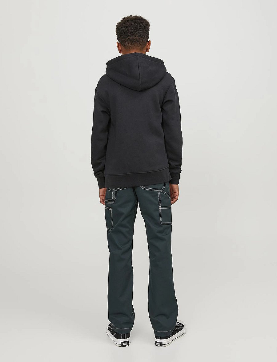Jack & Jones - JORVESTERBRO SWEAT HOOD NOOS JNR - hættetrøjer - black - 3