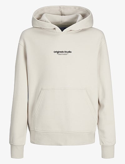 Jack & Jones JORVESTERBRO SWEAT HOOD NOOS JNR - Kapuzenpullover - MOONBEAM / beige