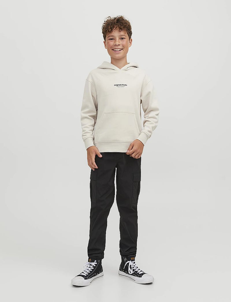 Jack & Jones - JORVESTERBRO SWEAT HOOD NOOS JNR - kapuutsiga dressipluusid - moonbeam - 4