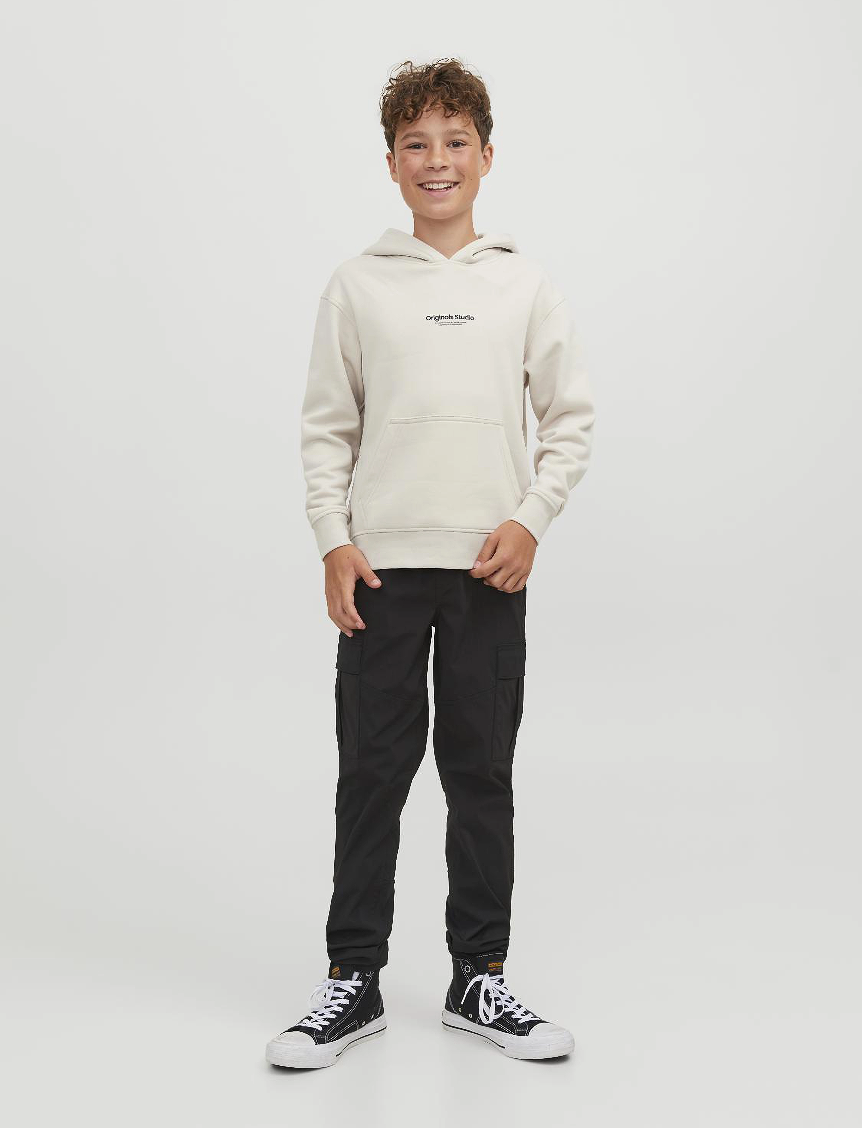 Jack & Jones - JORVESTERBRO SWEAT HOOD NOOS JNR - kapuzenpullover - moonbeam - 4