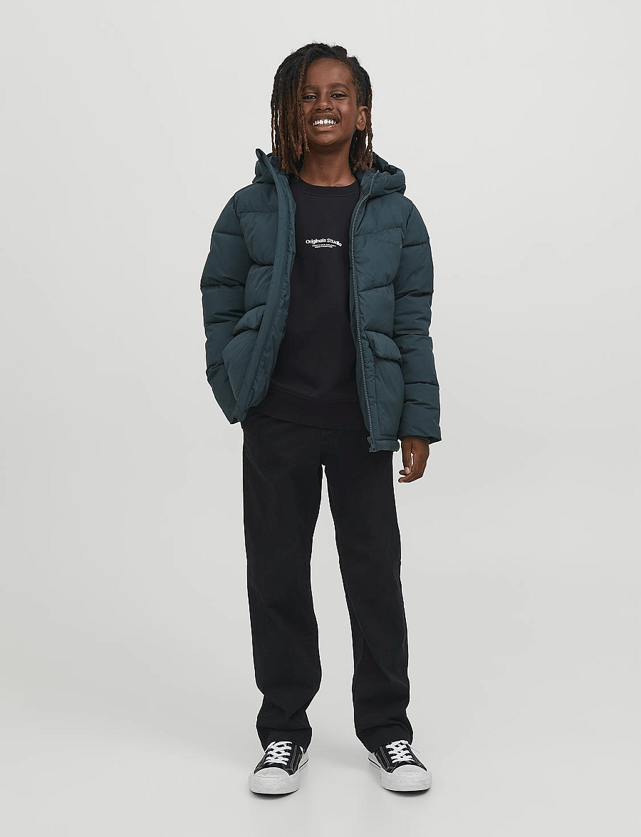 Jack & Jones - JORVESTERBRO SWEAT CREW NECK NOOS JNR - black - 5