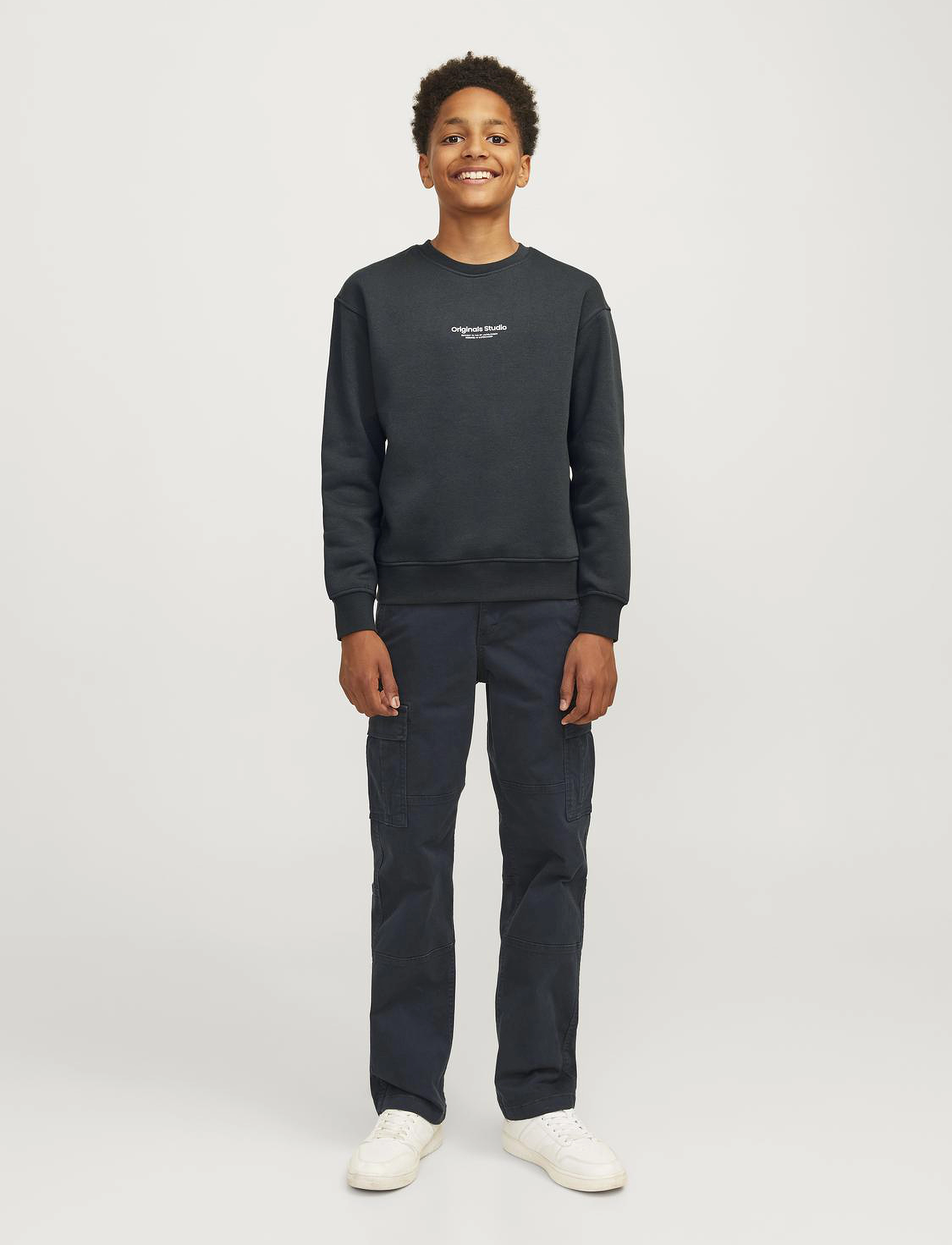 Jack & Jones - JORVESTERBRO SWEAT CREW NECK NOOS JNR - forest river - 2