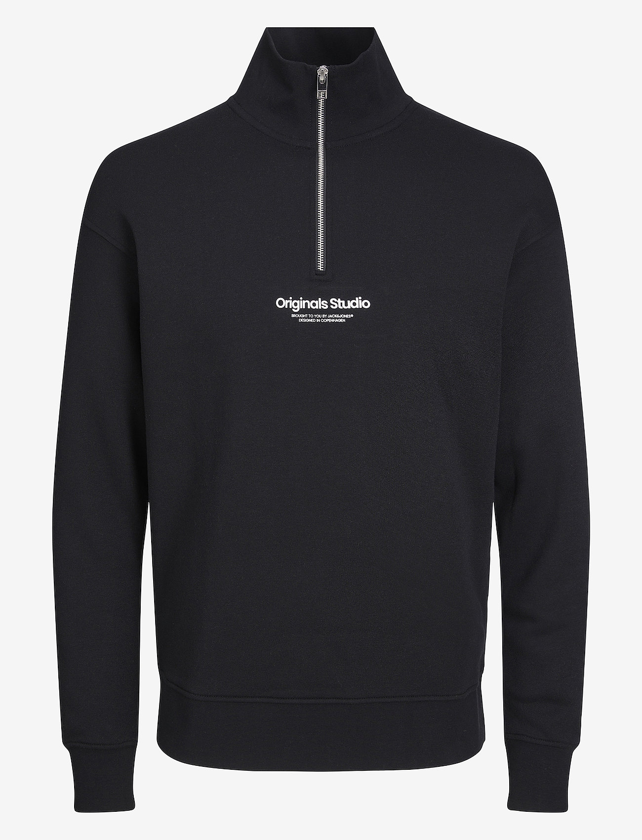 Jack & Jones - JORVESTERBRO SWEAT QUARTER ZIP NOOS JNR - black - 0