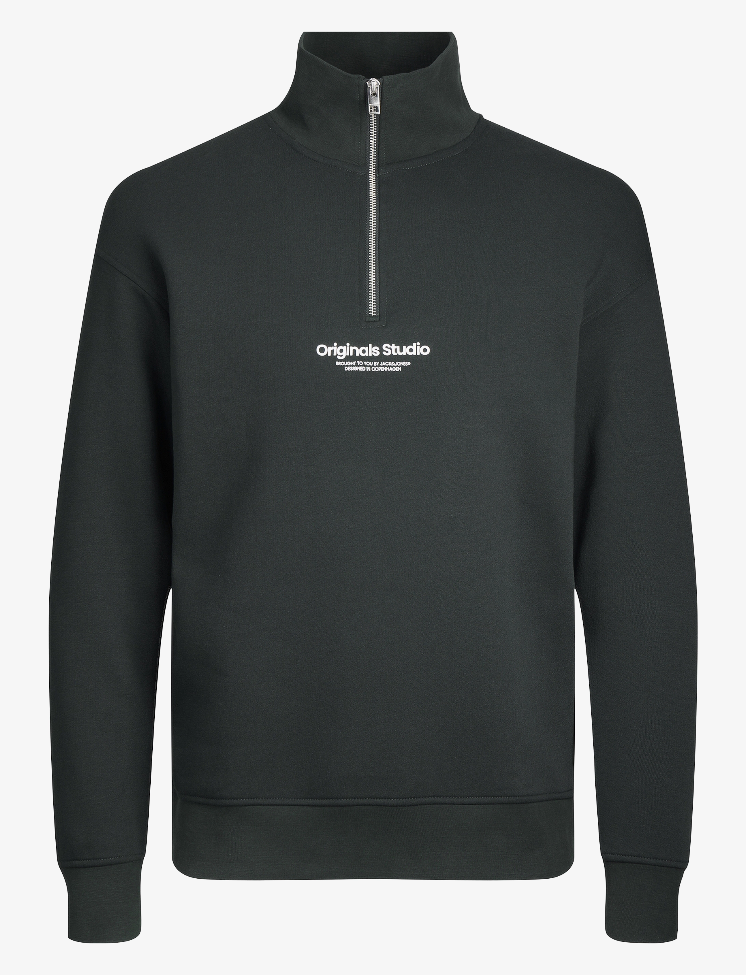Jack & Jones - JORVESTERBRO SWEAT QUARTER ZIP NOOS JNR - forest river - 1