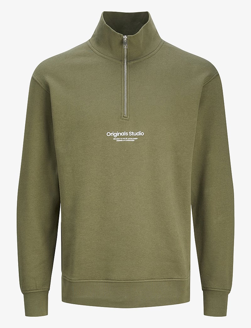 Jack & Jones - JORVESTERBRO SWEAT QUARTER ZIP NOOS JNR - džemperiai - kalamata - 0