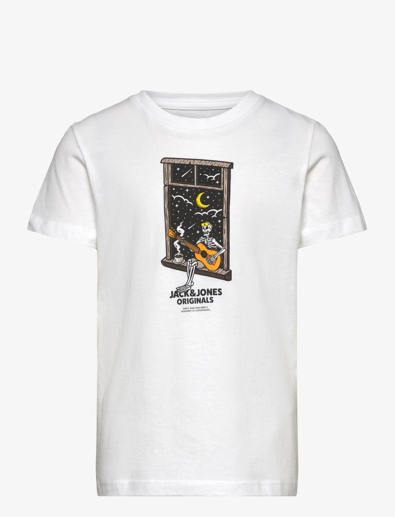 Jack & Jones - JORAFTERLIFE TEE SS CREW NECK SN JNR - kortærmede t-shirts - bright white - 1