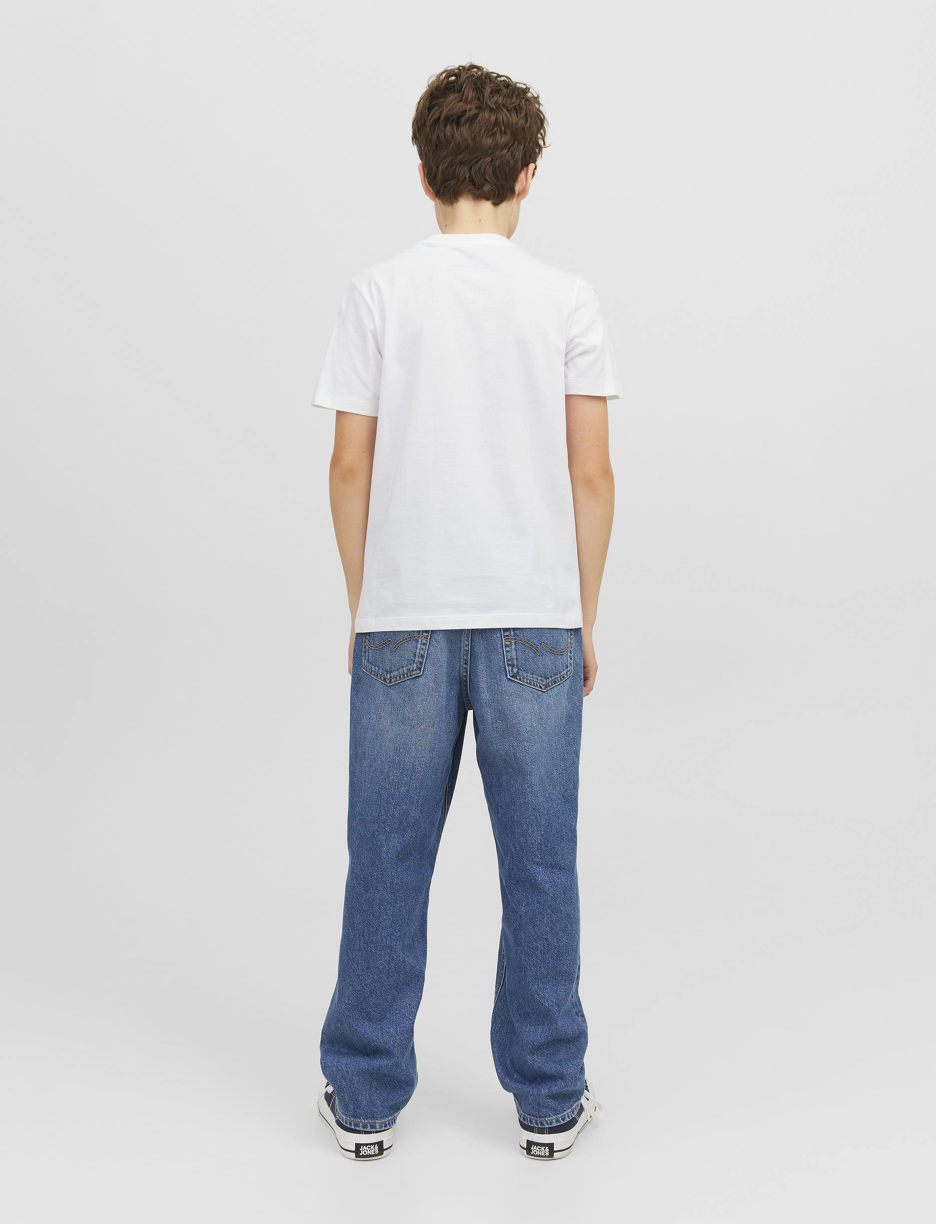 Jack & Jones - JORAFTERLIFE TEE SS CREW NECK SN JNR - bright white - 3
