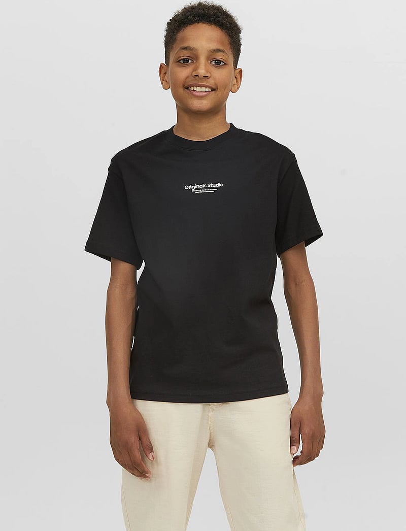 Jack & Jones - JORVESTERBRO TEE SS CREW NECK NOOS JNR - lühikeste varrukatega t-särgid - black - 0