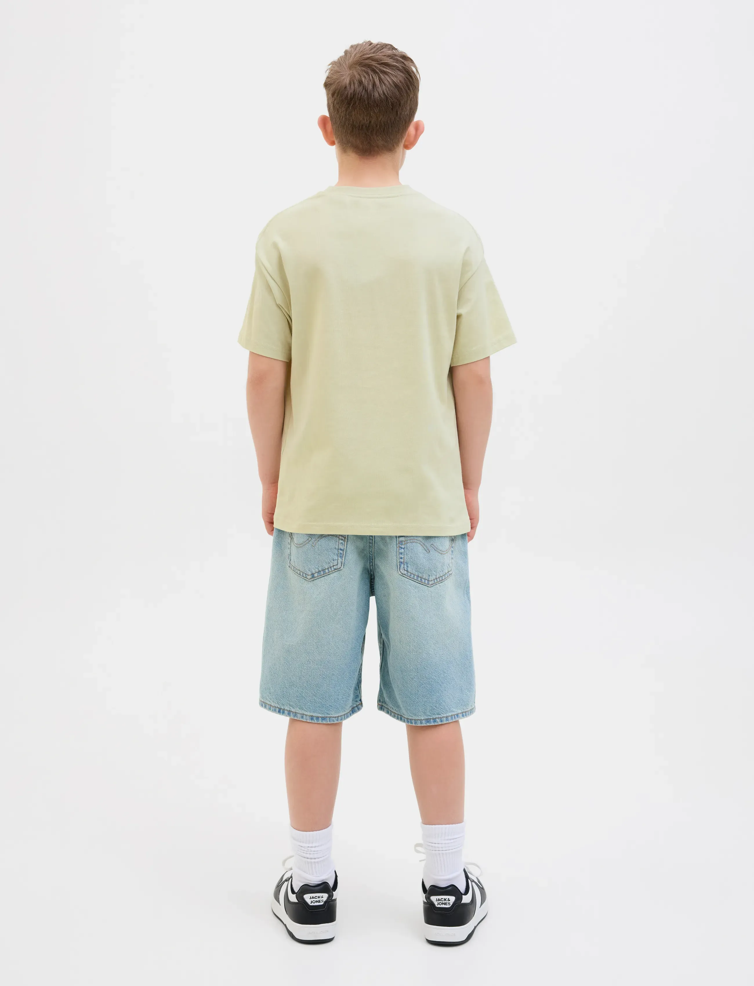 Jack & Jones - JORVESTERBRO TEE SS CREW NECK NOOS JNR - celadon tint - 2